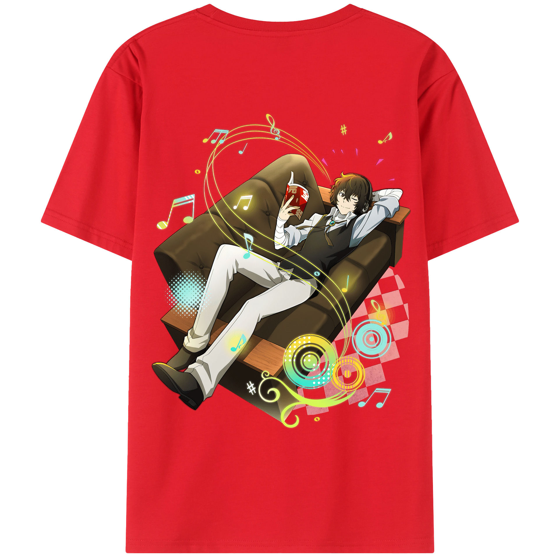 （画像用） 文豪ストレイドッグス Bungo Stray Dogs レディース半袖Tシャツ(バックプリント)