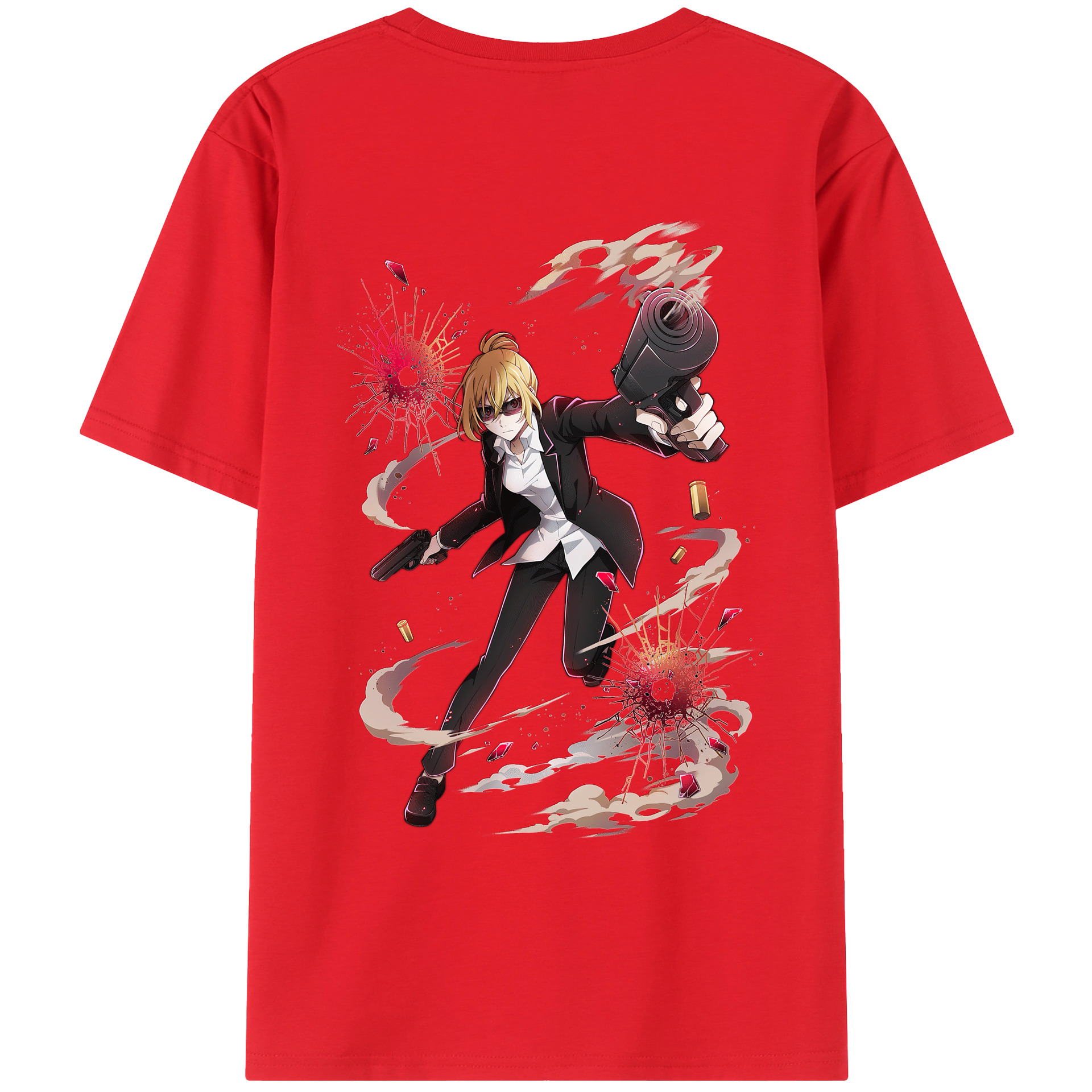 （画像用） 文豪ストレイドッグス Bungo Stray Dogs レディース半袖Tシャツ(バックプリント)