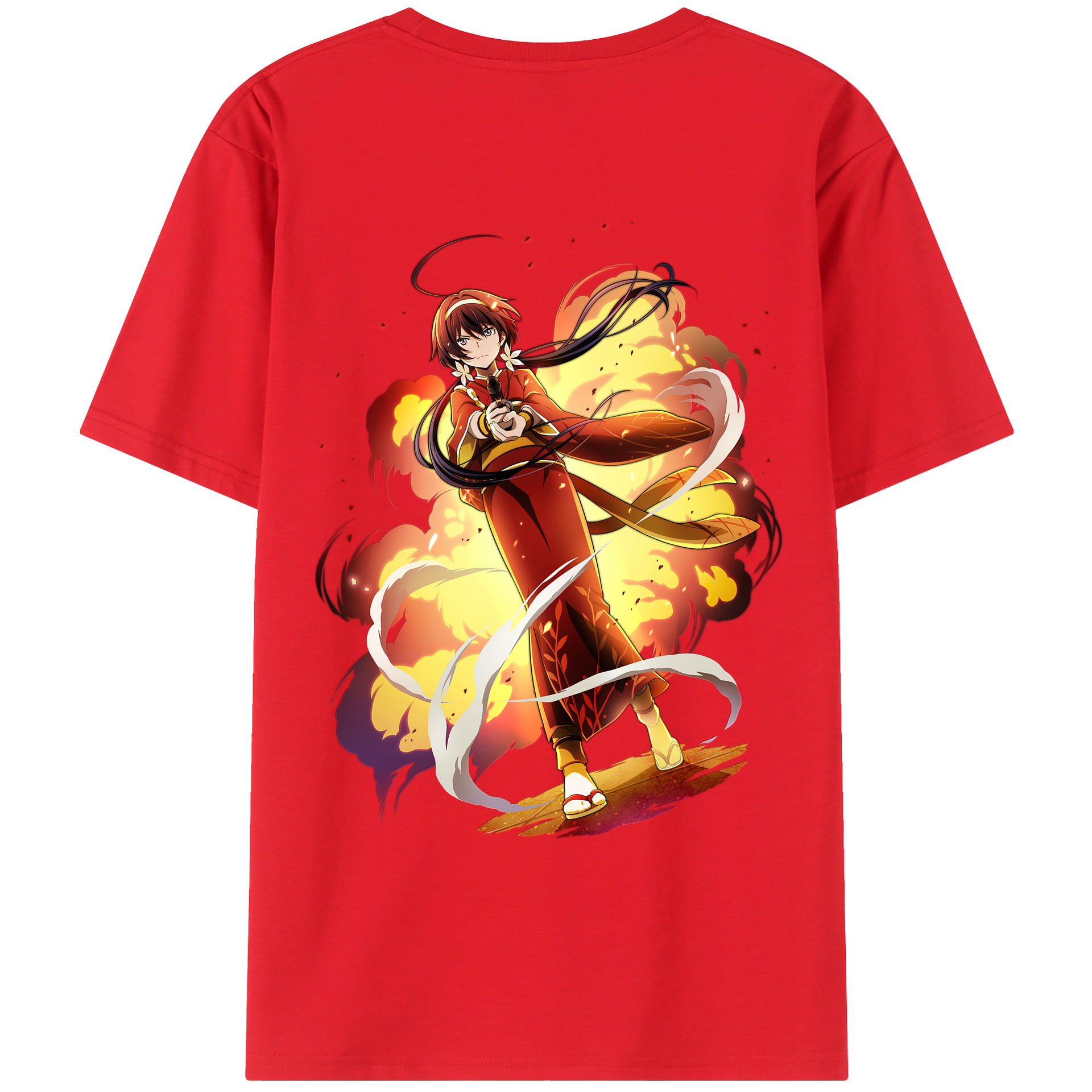 （画像用） 文豪ストレイドッグス Bungo Stray Dogs レディース半袖Tシャツ(バックプリント)
