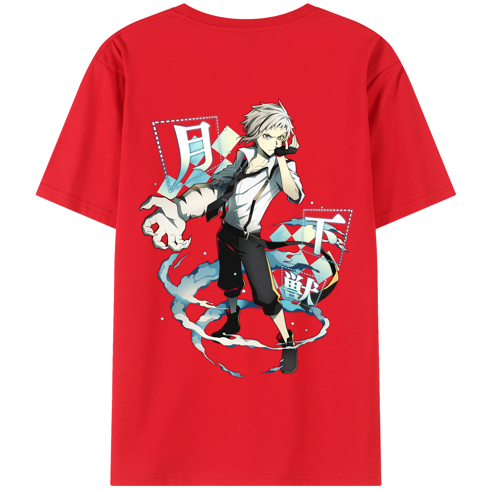 （画像用） 文豪ストレイドッグス Bungo Stray Dogs レディース半袖Tシャツ(バックプリント)