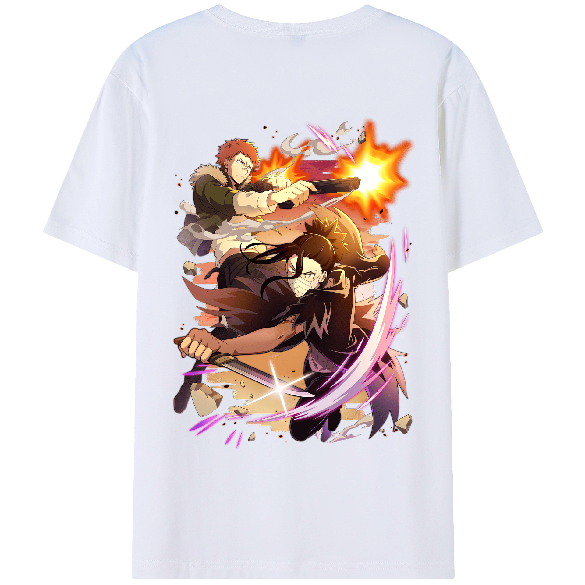 （画像用） 文豪ストレイドッグス Bungo Stray Dogs レディース半袖Tシャツ(バックプリント)