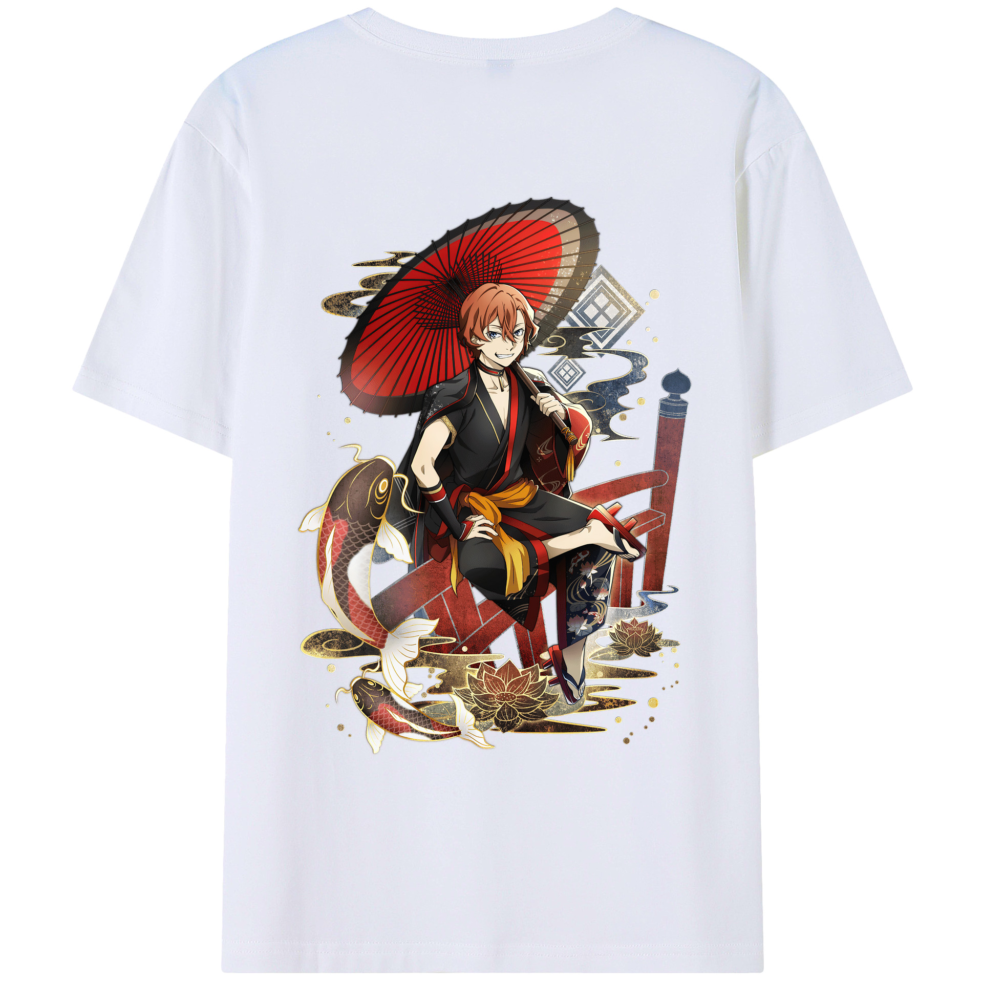 （画像用） 文豪ストレイドッグス Bungo Stray Dogs レディース半袖Tシャツ(バックプリント)