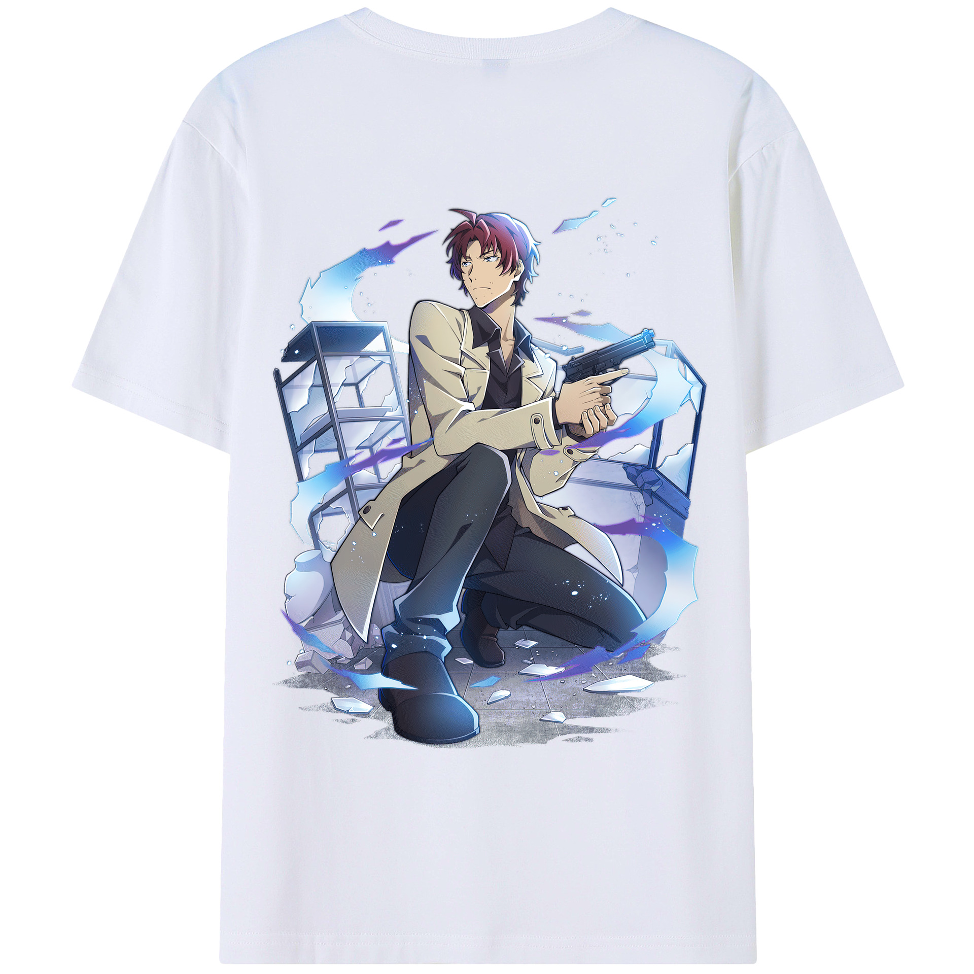 （画像用） 文豪ストレイドッグス Bungo Stray Dogs レディース半袖Tシャツ(バックプリント)