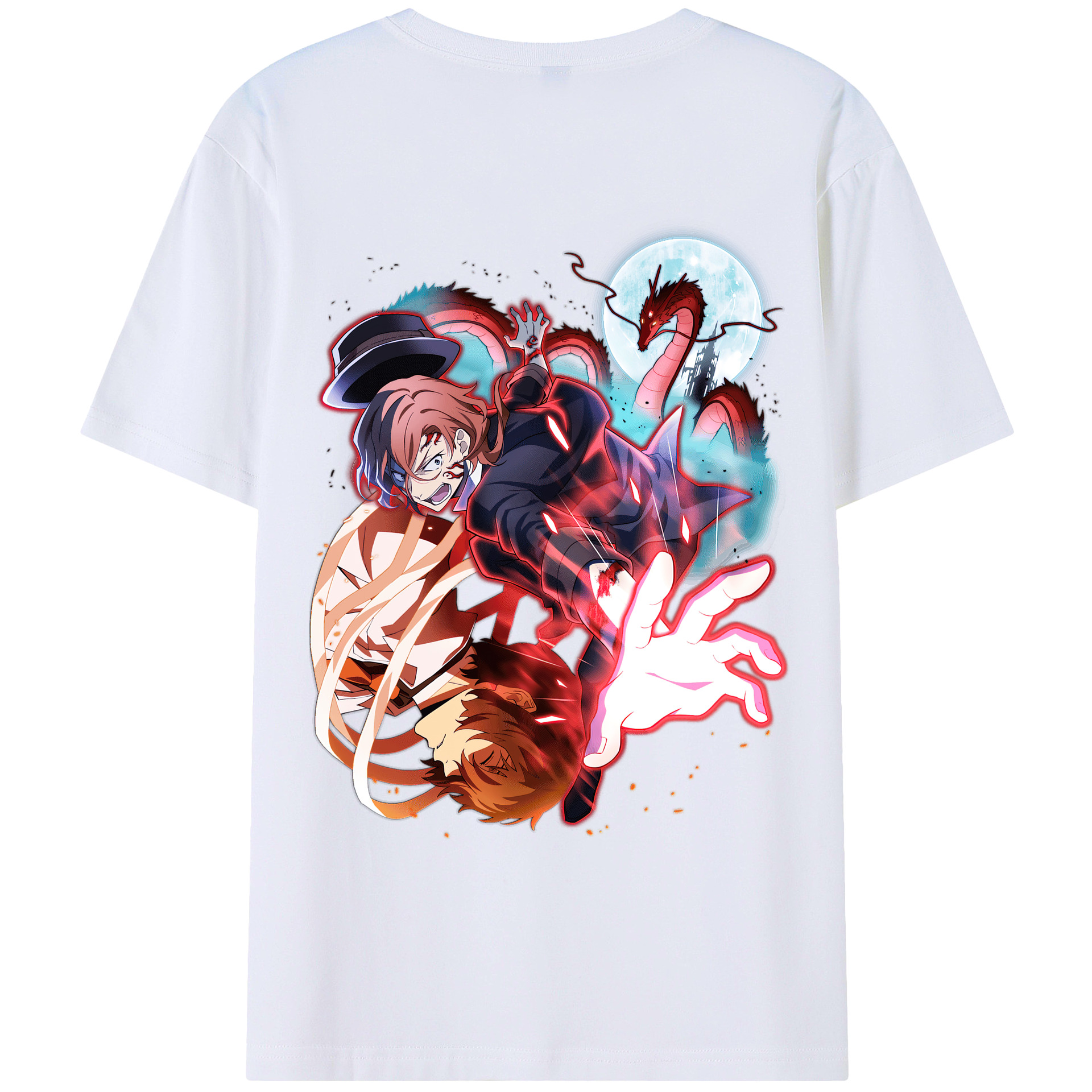 （画像用） 文豪ストレイドッグス Bungo Stray Dogs レディース半袖Tシャツ(バックプリント)
