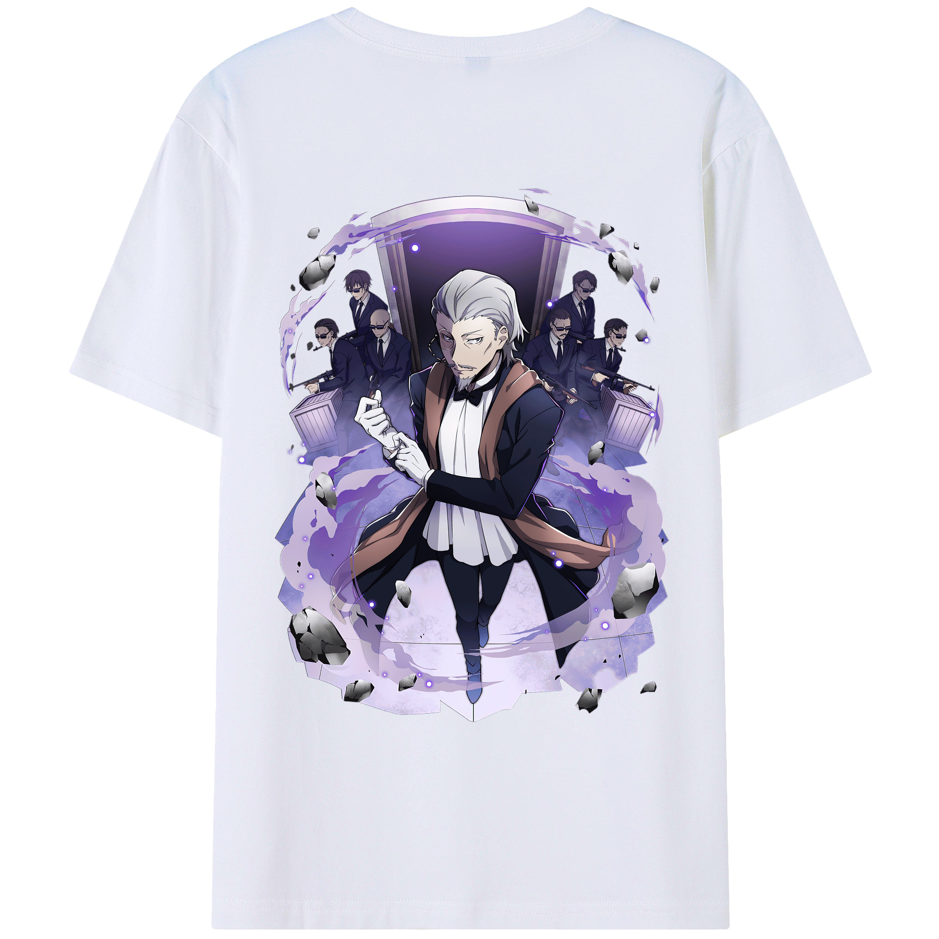 （画像用） 文豪ストレイドッグス Bungo Stray Dogs レディース半袖Tシャツ(バックプリント)
