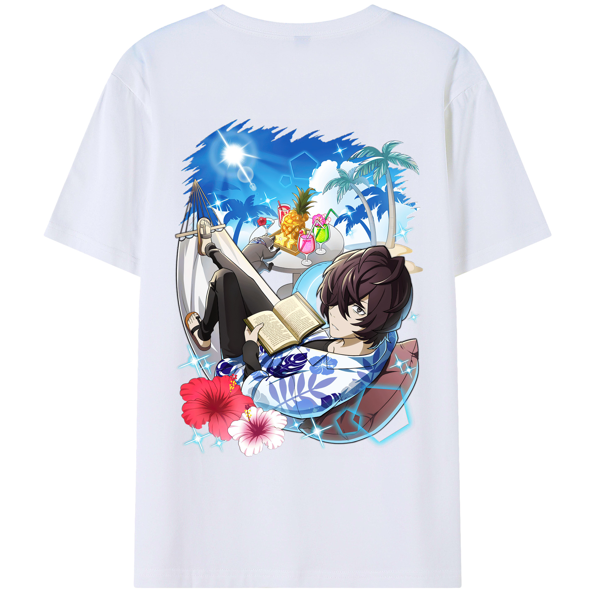 （画像用） 文豪ストレイドッグス Bungo Stray Dogs レディース半袖Tシャツ(バックプリント)