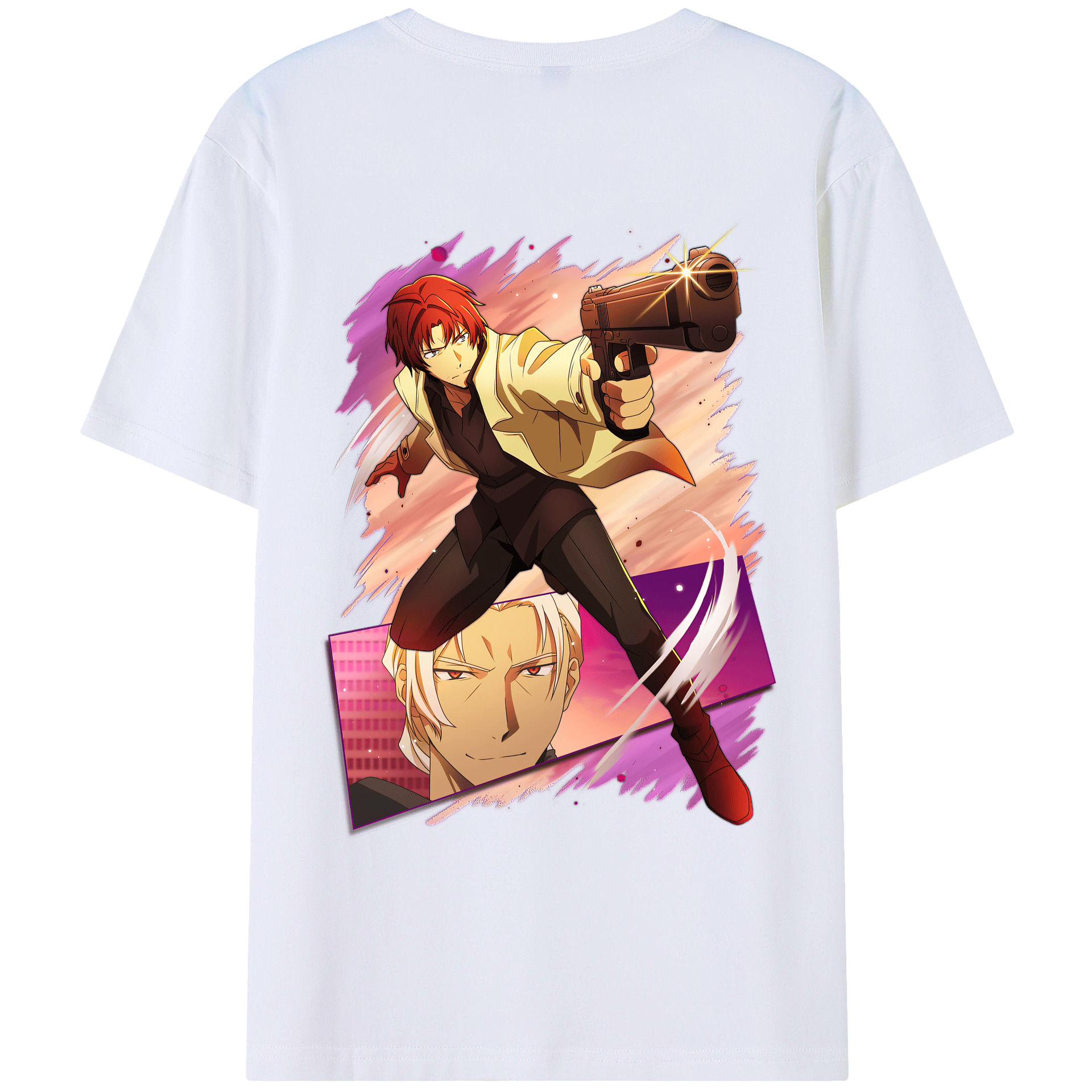 （画像用） 文豪ストレイドッグス Bungo Stray Dogs レディース半袖Tシャツ(バックプリント)