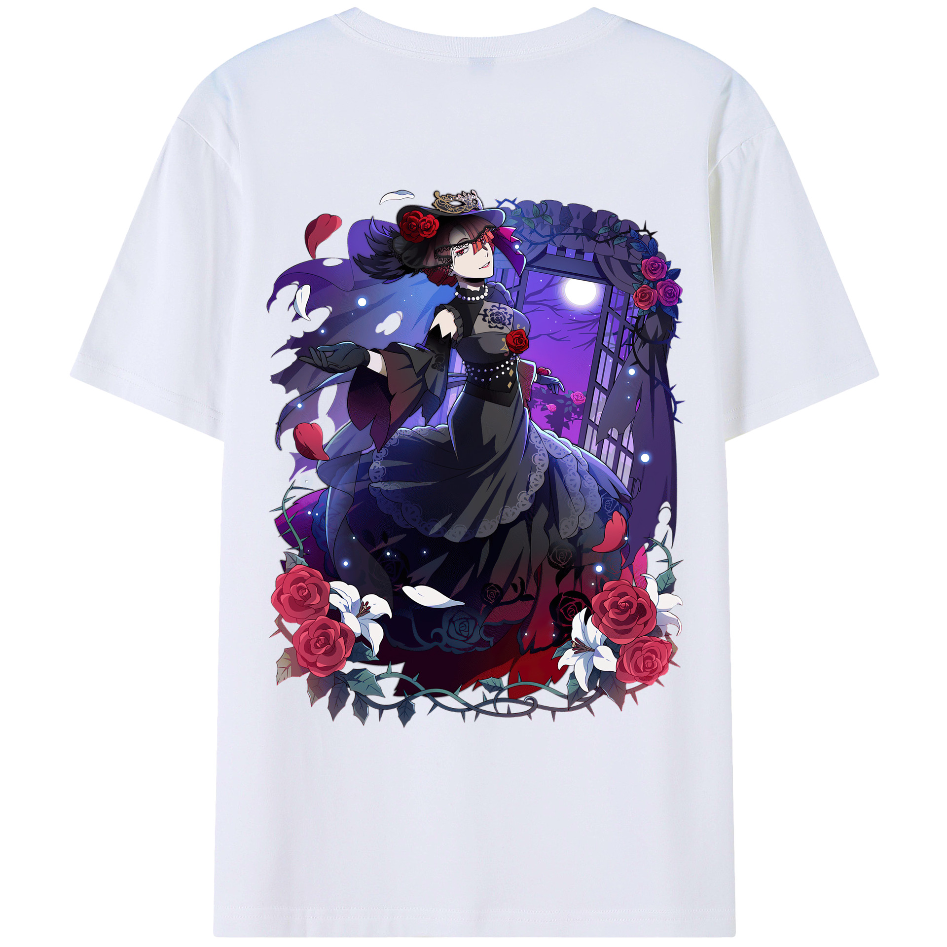 （画像用） 文豪ストレイドッグス Bungo Stray Dogs レディース半袖Tシャツ(バックプリント)
