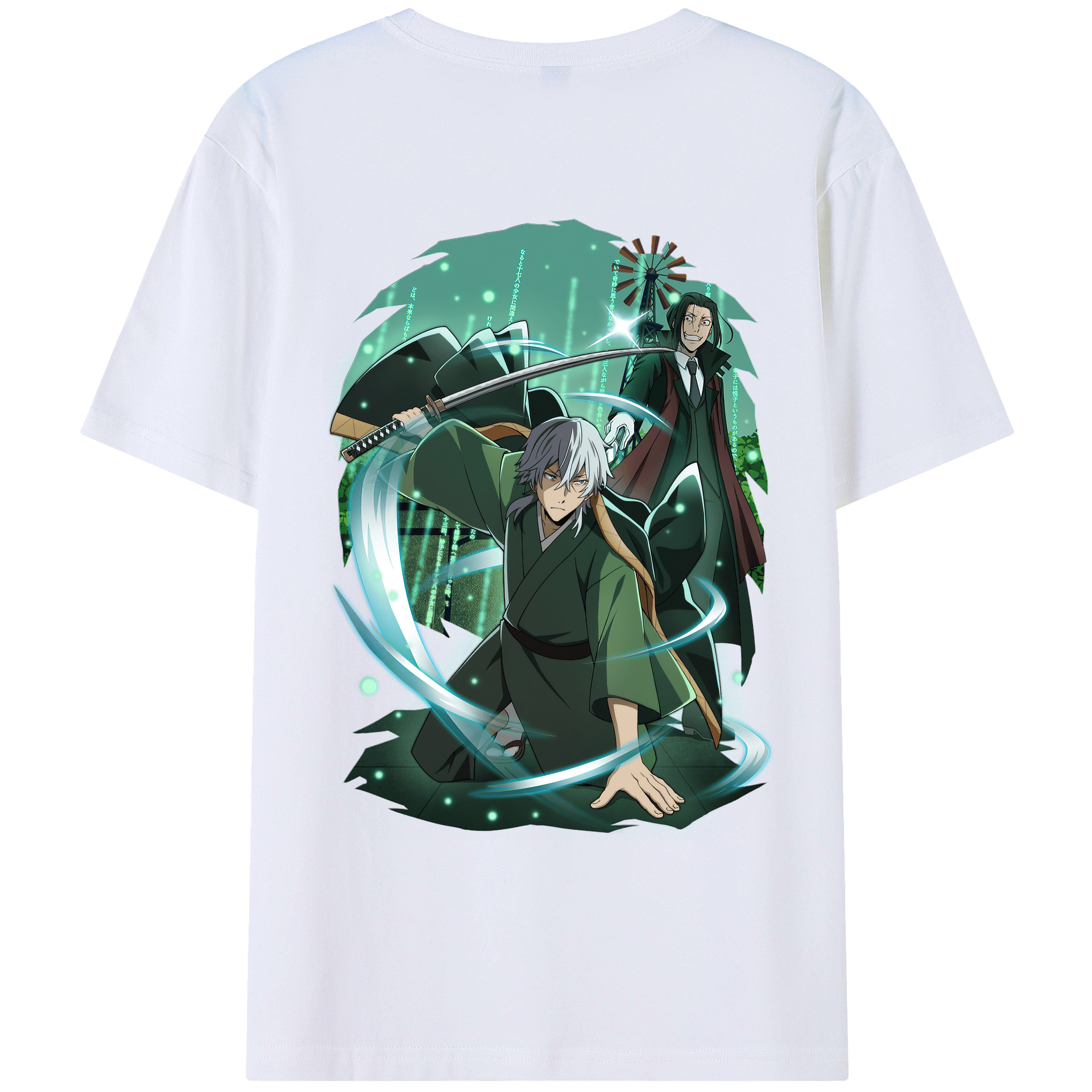 （画像用） 文豪ストレイドッグス Bungo Stray Dogs レディース半袖Tシャツ(バックプリント)