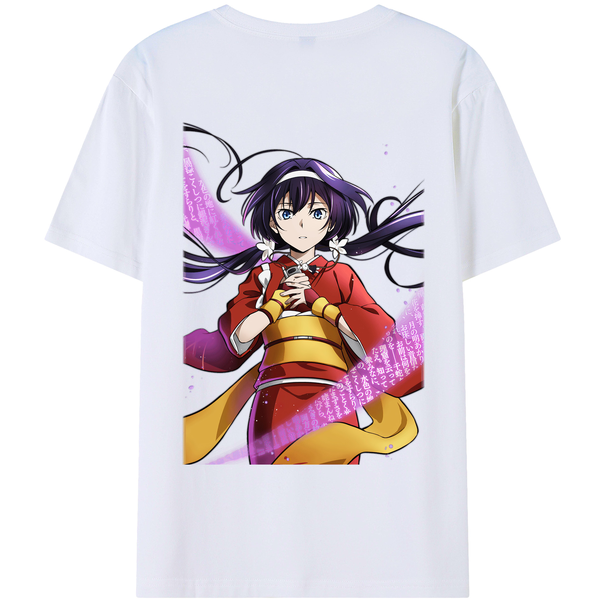 （画像用） 文豪ストレイドッグス Bungo Stray Dogs レディース半袖Tシャツ(バックプリント)