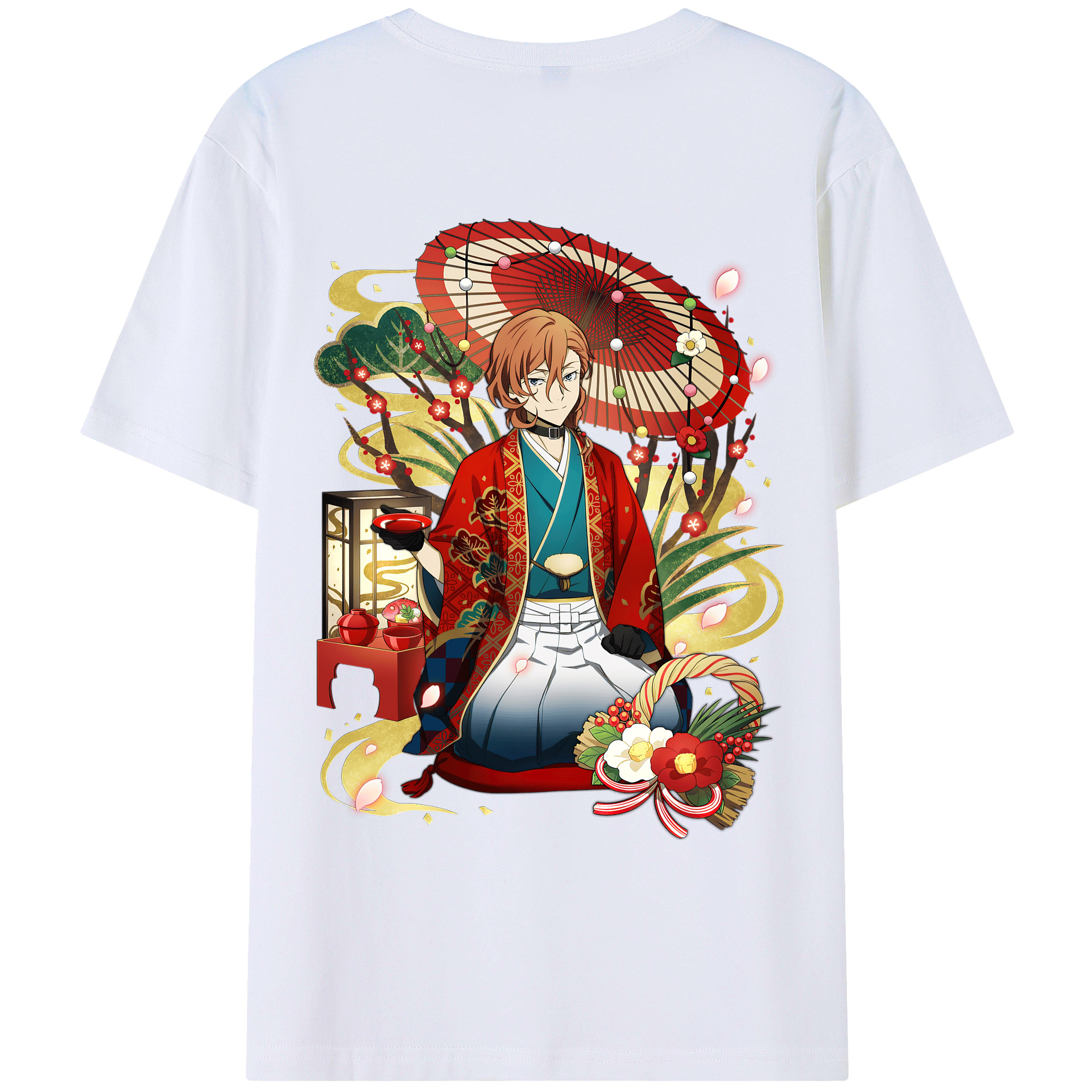（画像用） 文豪ストレイドッグス Bungo Stray Dogs レディース半袖Tシャツ(バックプリント)