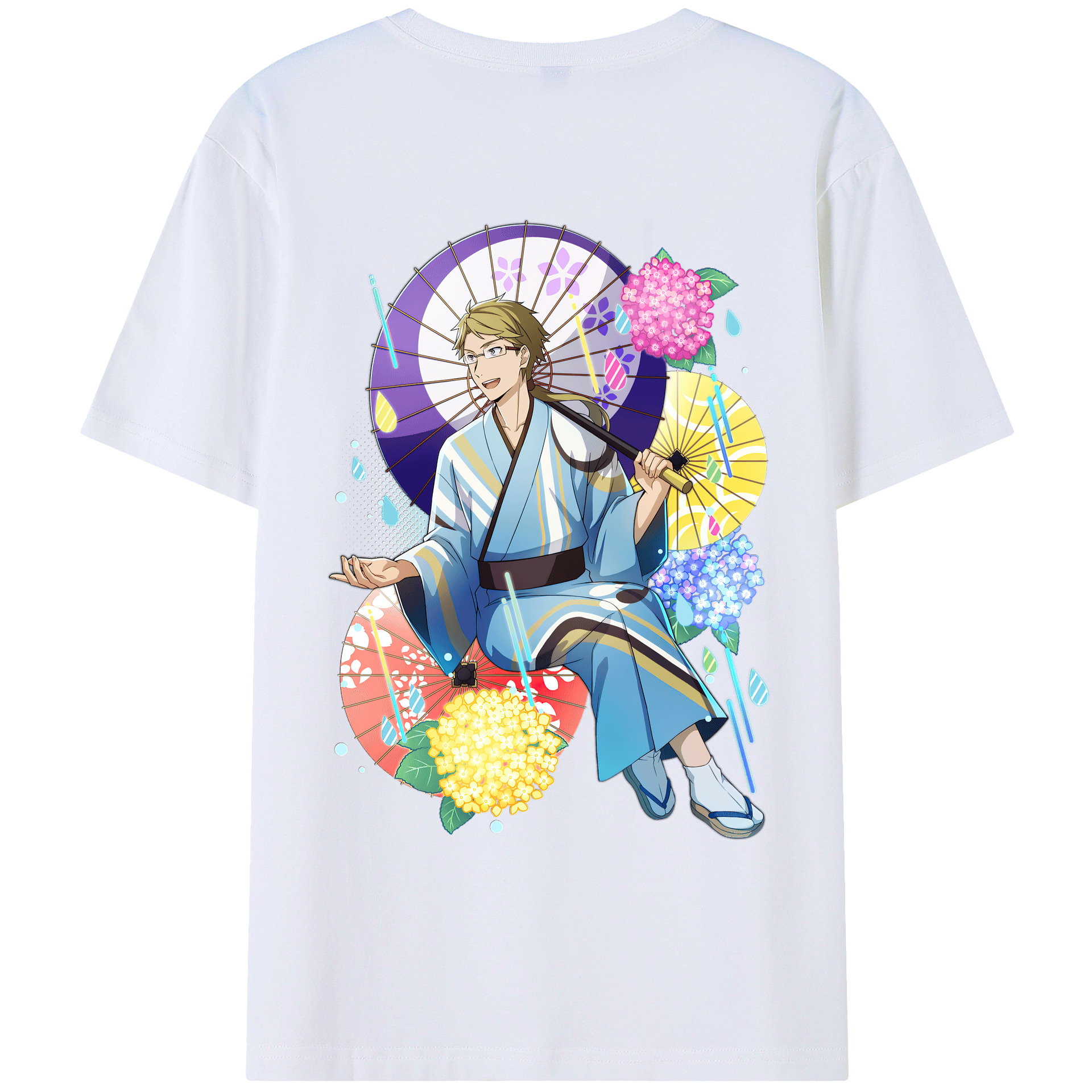 （画像用） 文豪ストレイドッグス Bungo Stray Dogs レディース半袖Tシャツ(バックプリント)