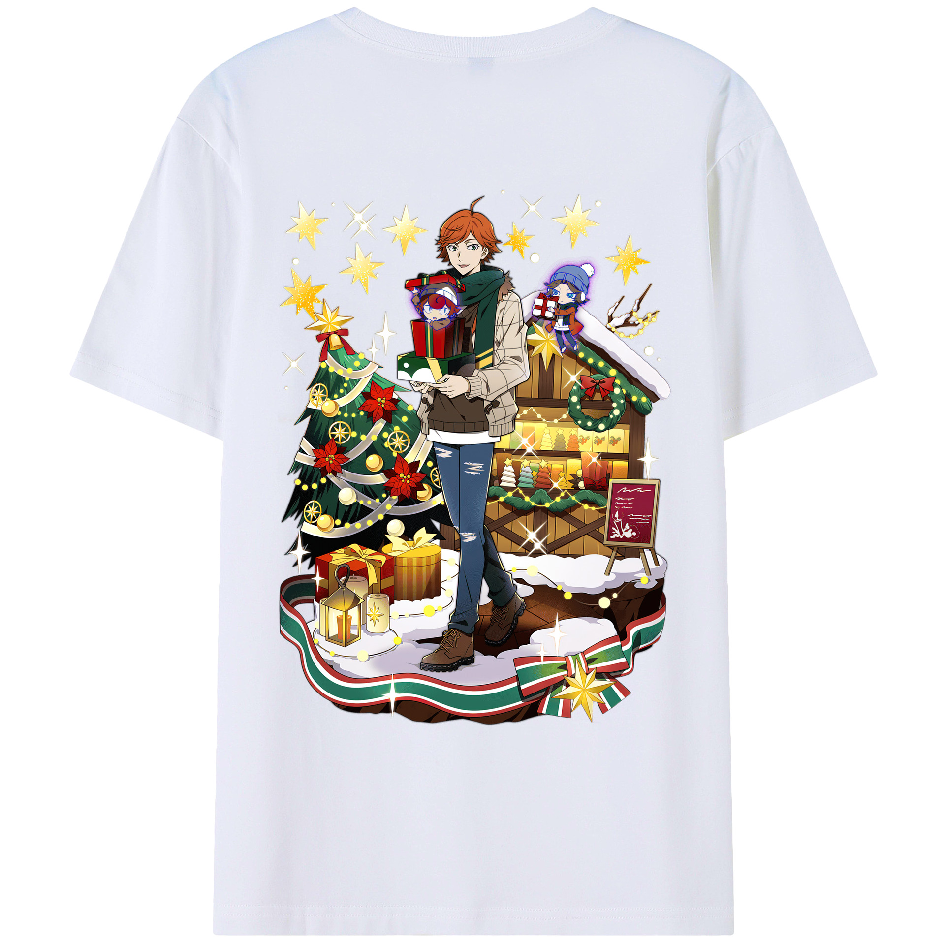 （画像用） 文豪ストレイドッグス Bungo Stray Dogs レディース半袖Tシャツ(バックプリント)