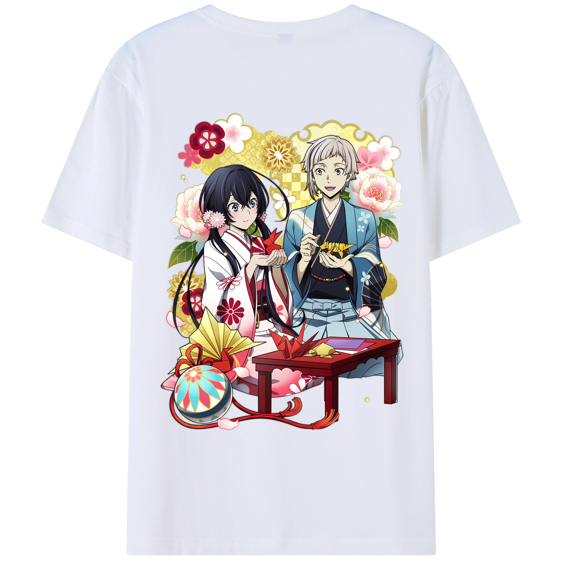 （画像用） 文豪ストレイドッグス Bungo Stray Dogs レディース半袖Tシャツ(バックプリント)