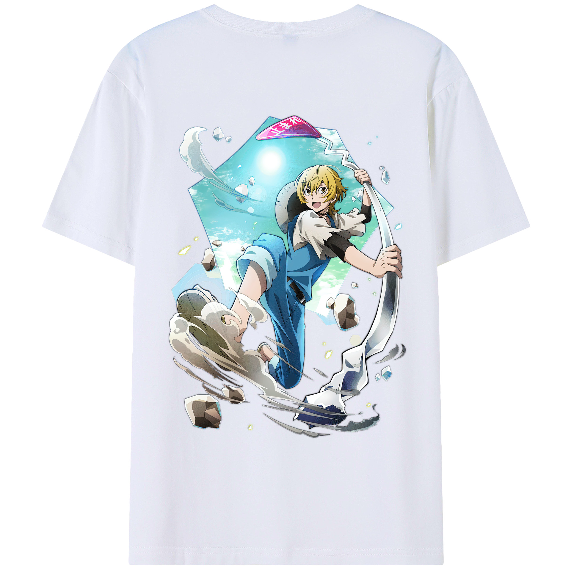 （画像用） 文豪ストレイドッグス Bungo Stray Dogs レディース半袖Tシャツ(バックプリント)