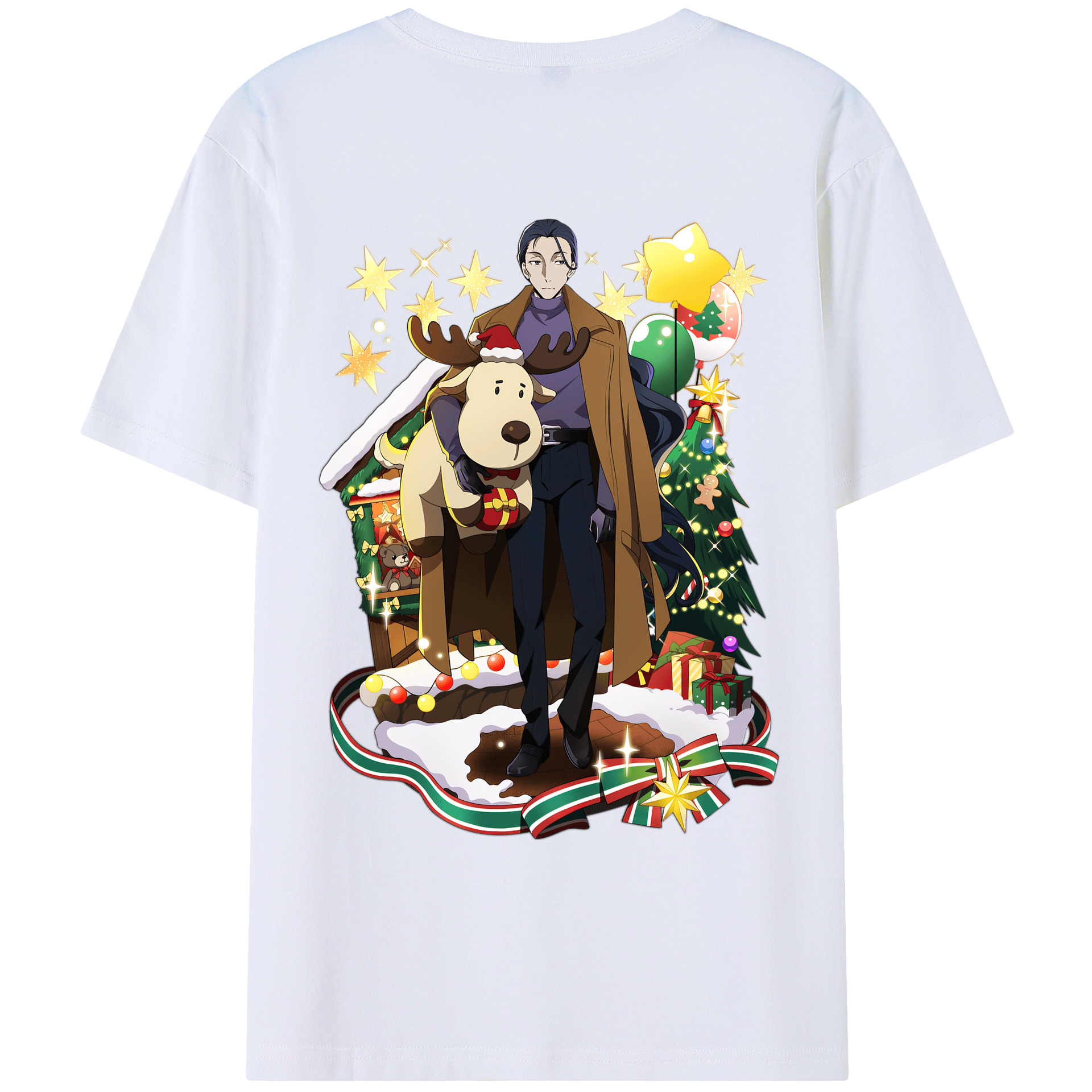 （画像用） 文豪ストレイドッグス Bungo Stray Dogs レディース半袖Tシャツ(バックプリント)