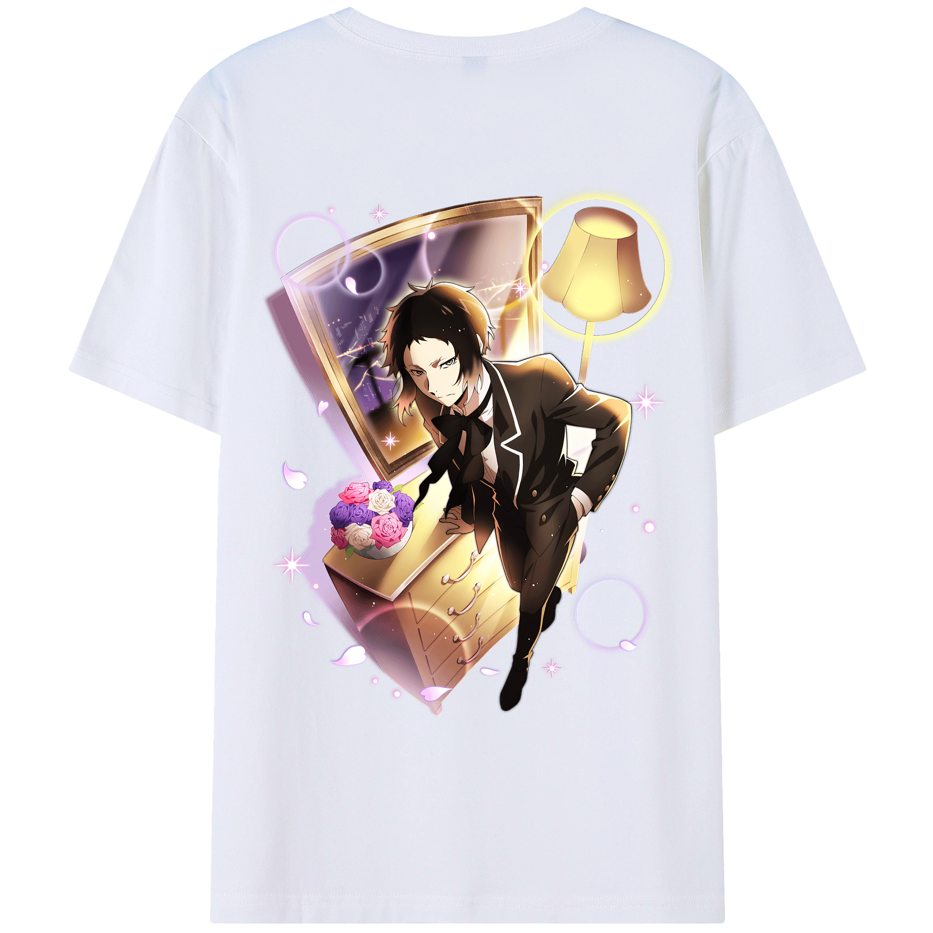 （画像用） 文豪ストレイドッグス Bungo Stray Dogs レディース半袖Tシャツ(バックプリント)
