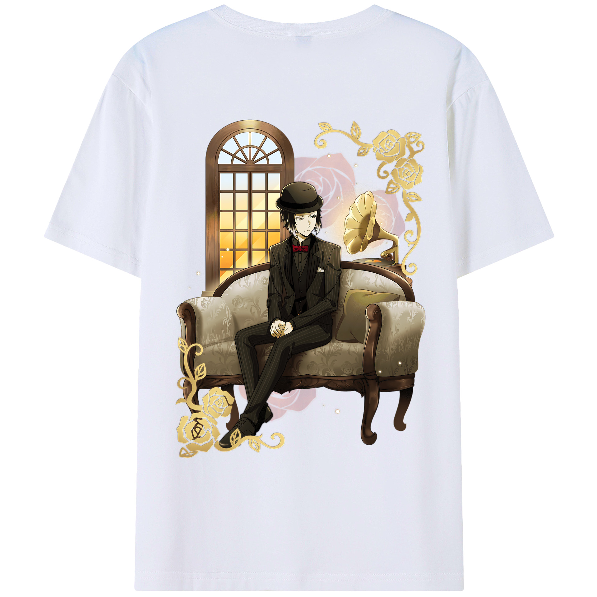 （画像用） 文豪ストレイドッグス Bungo Stray Dogs レディース半袖Tシャツ(バックプリント)