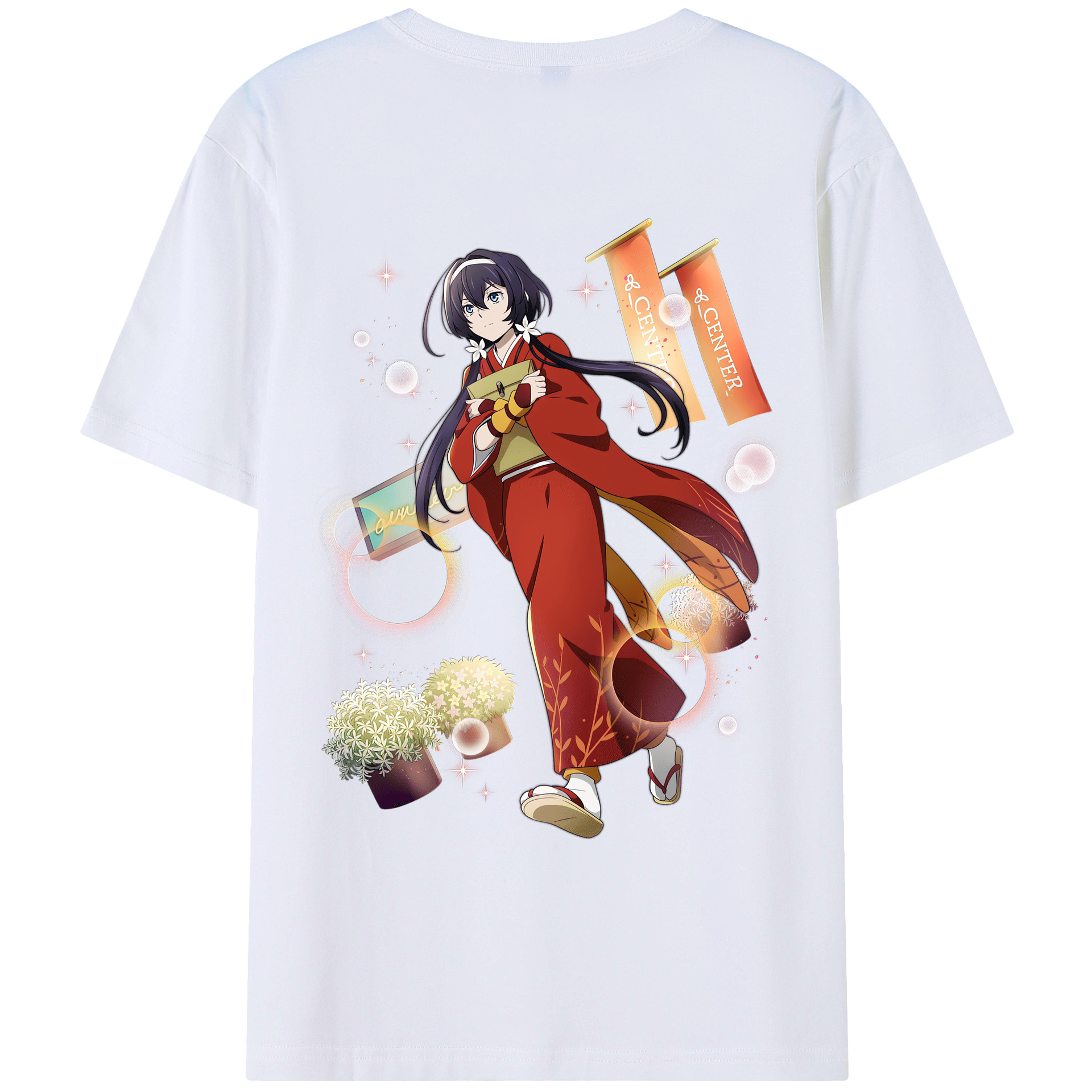 （画像用） 文豪ストレイドッグス Bungo Stray Dogs レディース半袖Tシャツ(バックプリント)