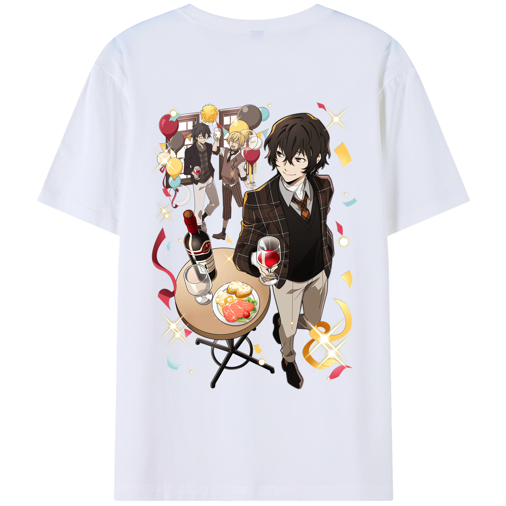 （画像用） 文豪ストレイドッグス Bungo Stray Dogs レディース半袖Tシャツ(バックプリント)