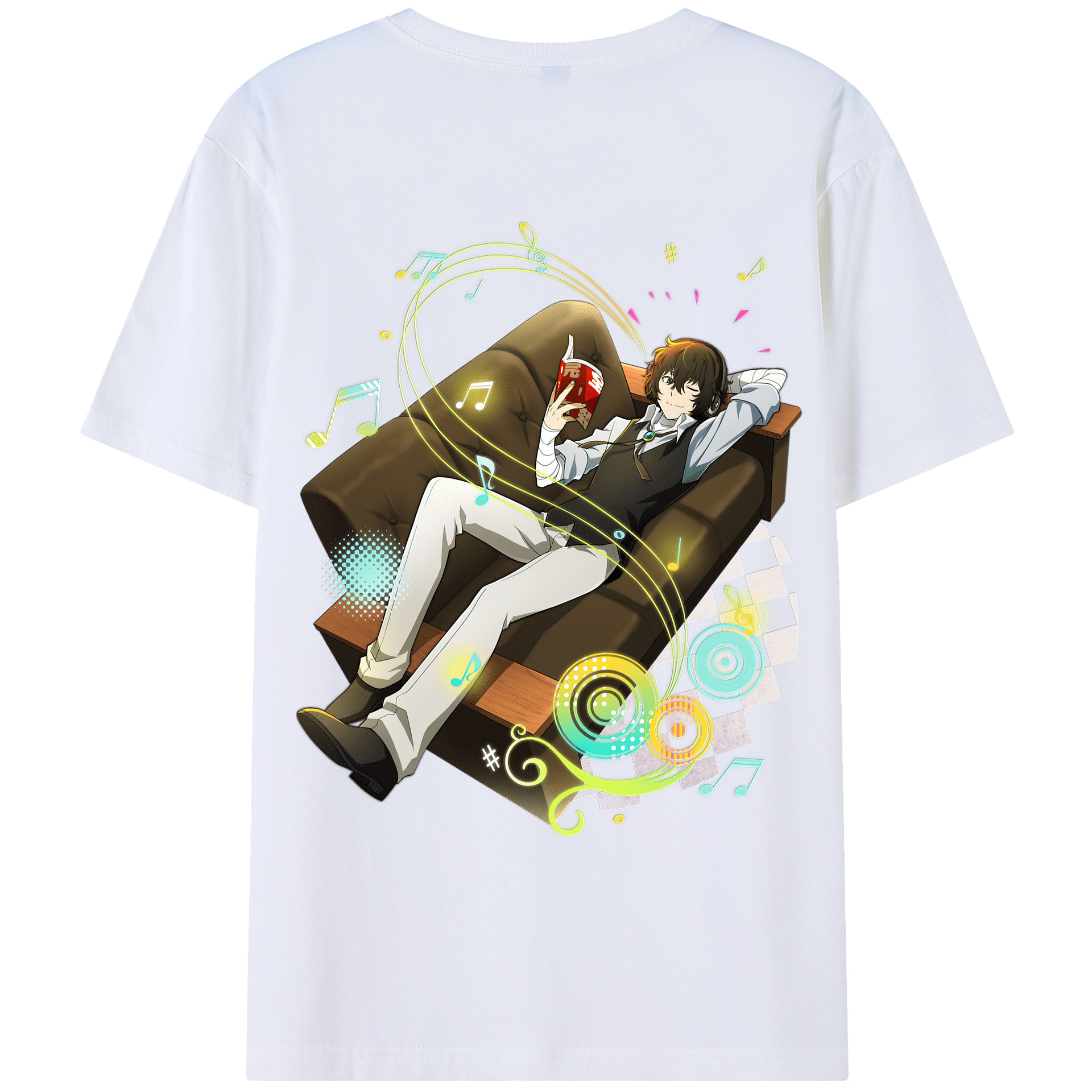 （画像用） 文豪ストレイドッグス Bungo Stray Dogs レディース半袖Tシャツ(バックプリント)