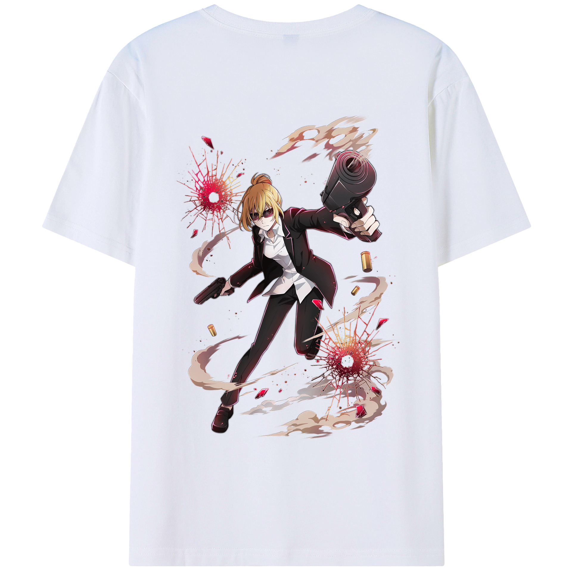 （画像用） 文豪ストレイドッグス Bungo Stray Dogs レディース半袖Tシャツ(バックプリント)