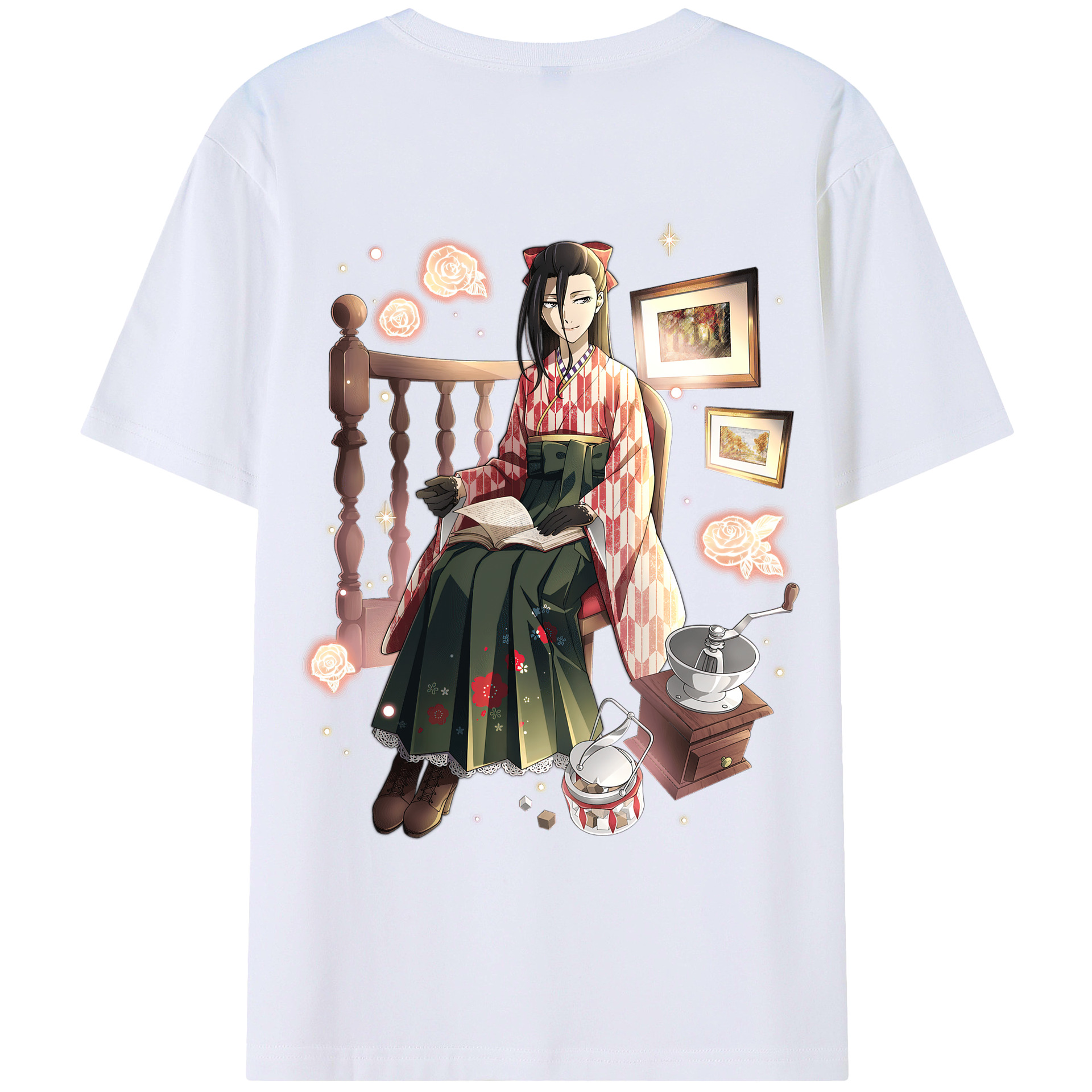 （画像用） 文豪ストレイドッグス Bungo Stray Dogs レディース半袖Tシャツ(バックプリント)