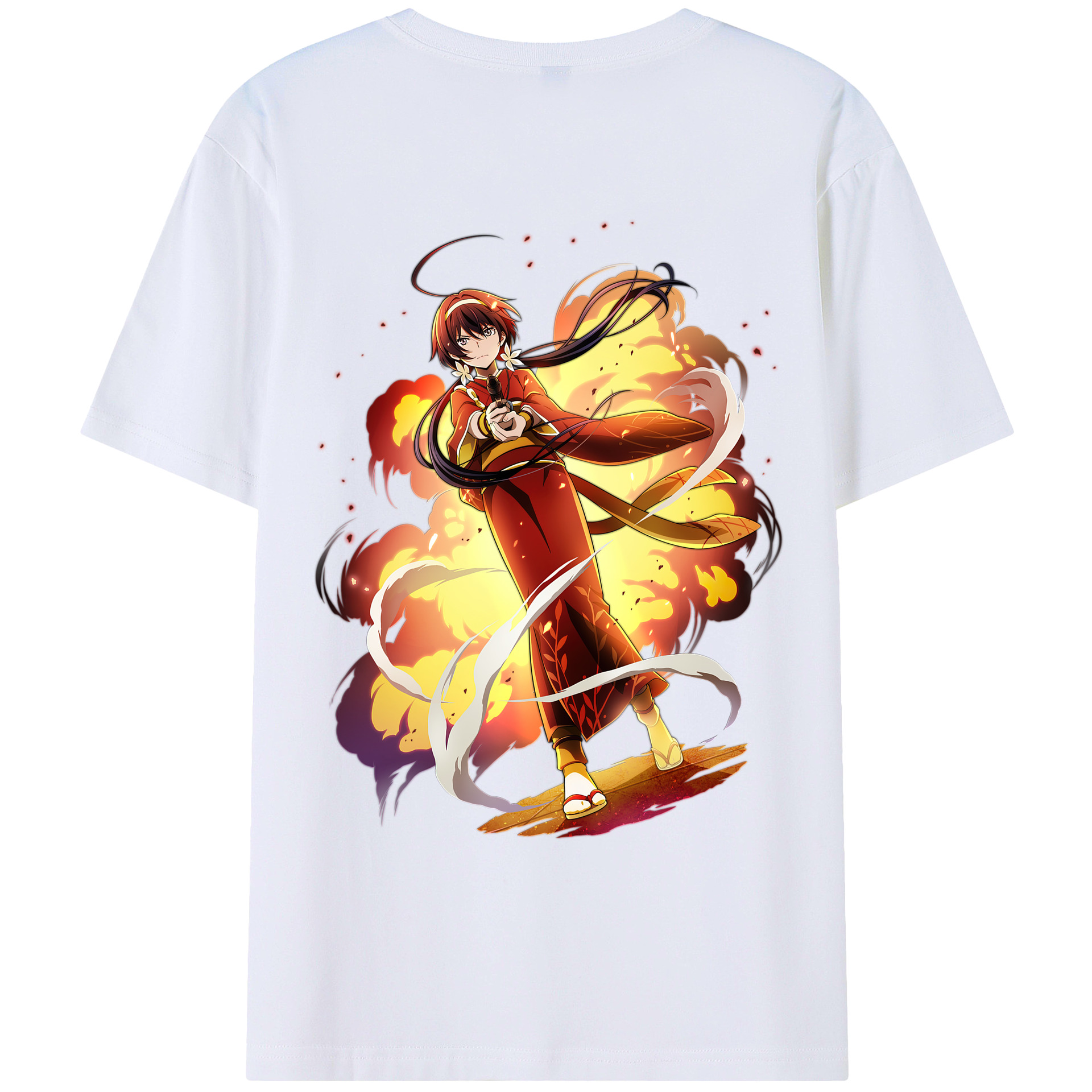 （画像用） 文豪ストレイドッグス Bungo Stray Dogs レディース半袖Tシャツ(バックプリント)