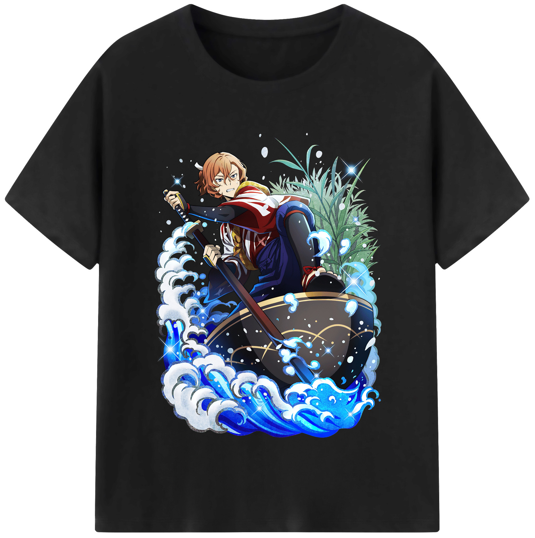 （画像用） 文豪ストレイドッグス Bungo Stray Dogs レディースカジュアルプリントTシャツ（綿100％）