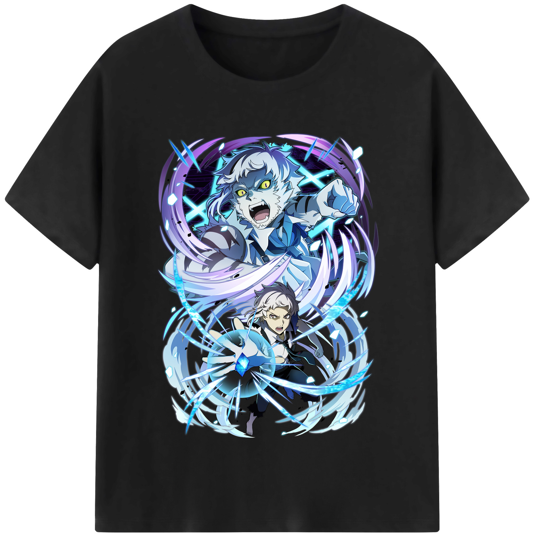 （画像用） 文豪ストレイドッグス Bungo Stray Dogs レディースカジュアルプリントTシャツ（綿100％）