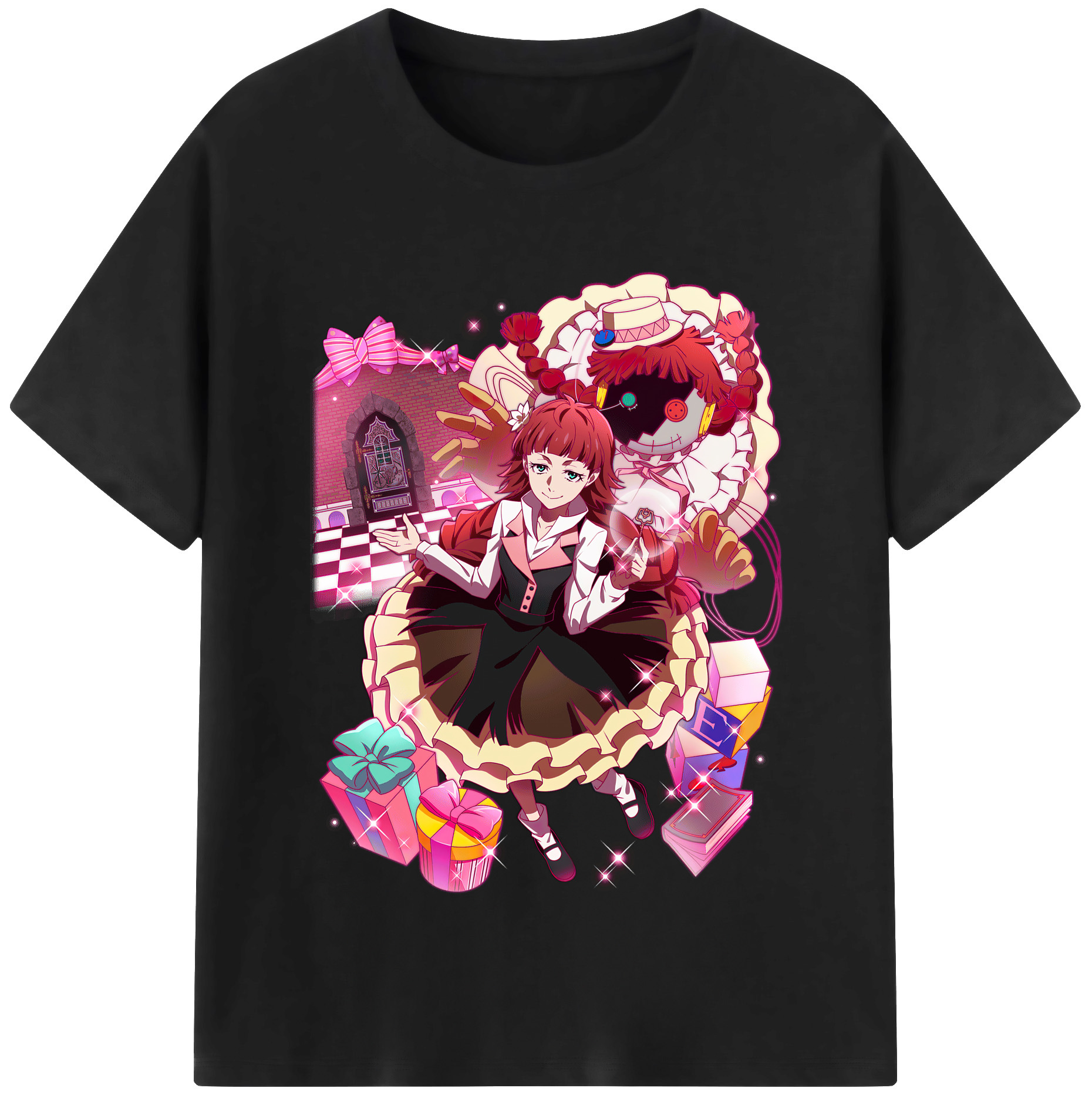 （画像用） 文豪ストレイドッグス Bungo Stray Dogs レディースカジュアルプリントTシャツ（綿100％）