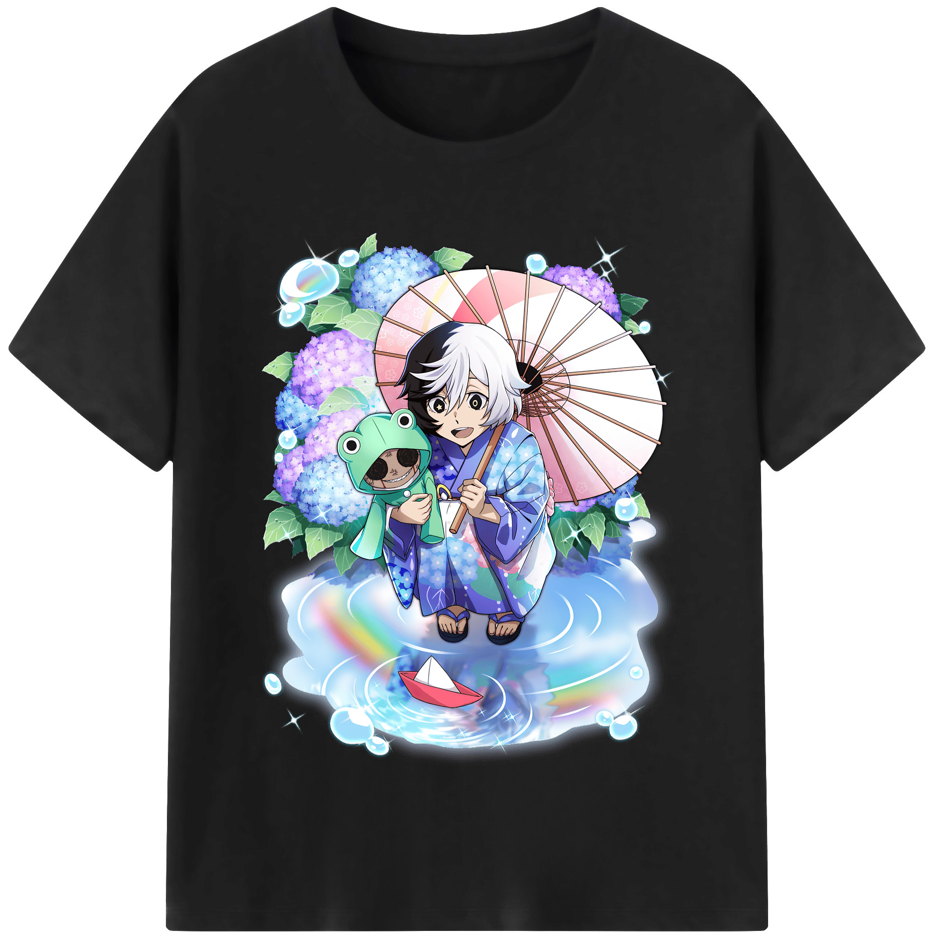 （画像用） 文豪ストレイドッグス Bungo Stray Dogs レディースカジュアルプリントTシャツ（綿100％）