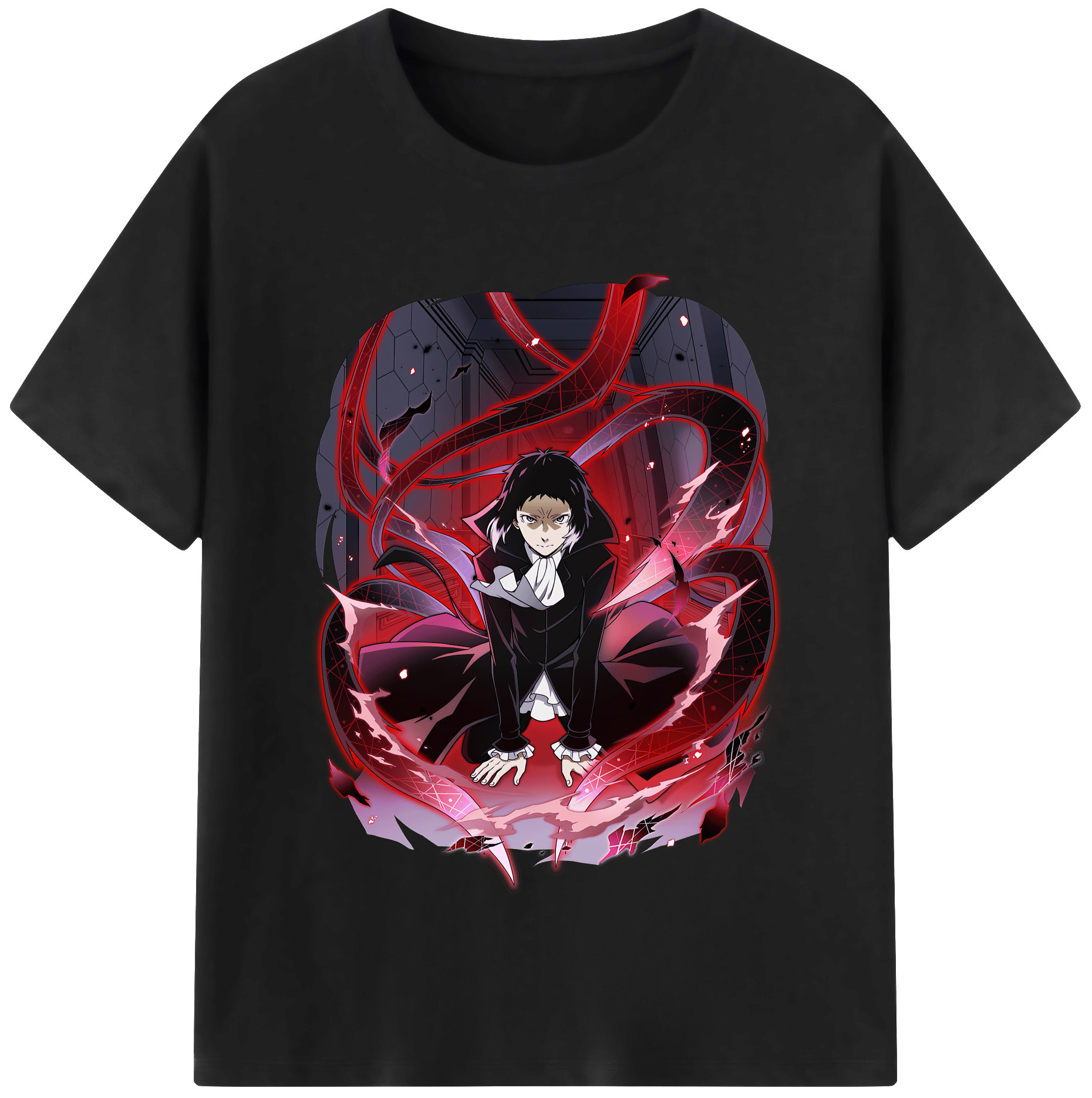 （画像用） 文豪ストレイドッグス Bungo Stray Dogs レディースカジュアルプリントTシャツ（綿100％）