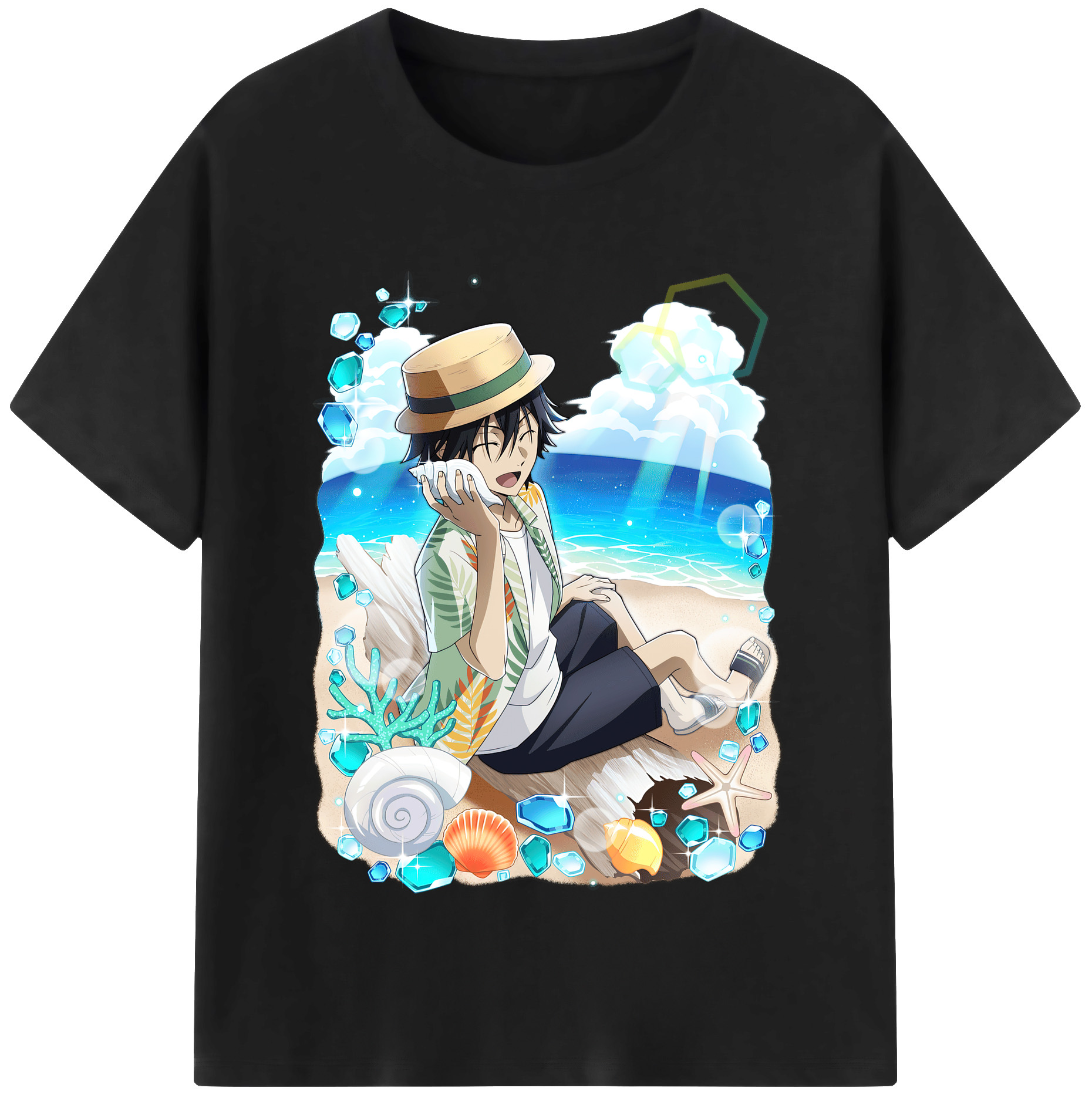 （画像用） 文豪ストレイドッグス Bungo Stray Dogs レディースカジュアルプリントTシャツ（綿100％）