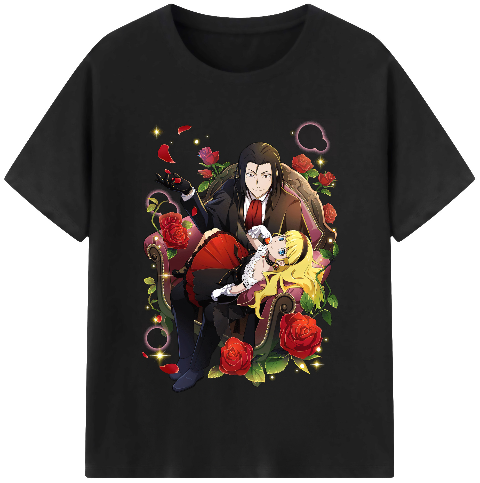 （画像用） 文豪ストレイドッグス Bungo Stray Dogs レディースカジュアルプリントTシャツ（綿100％）