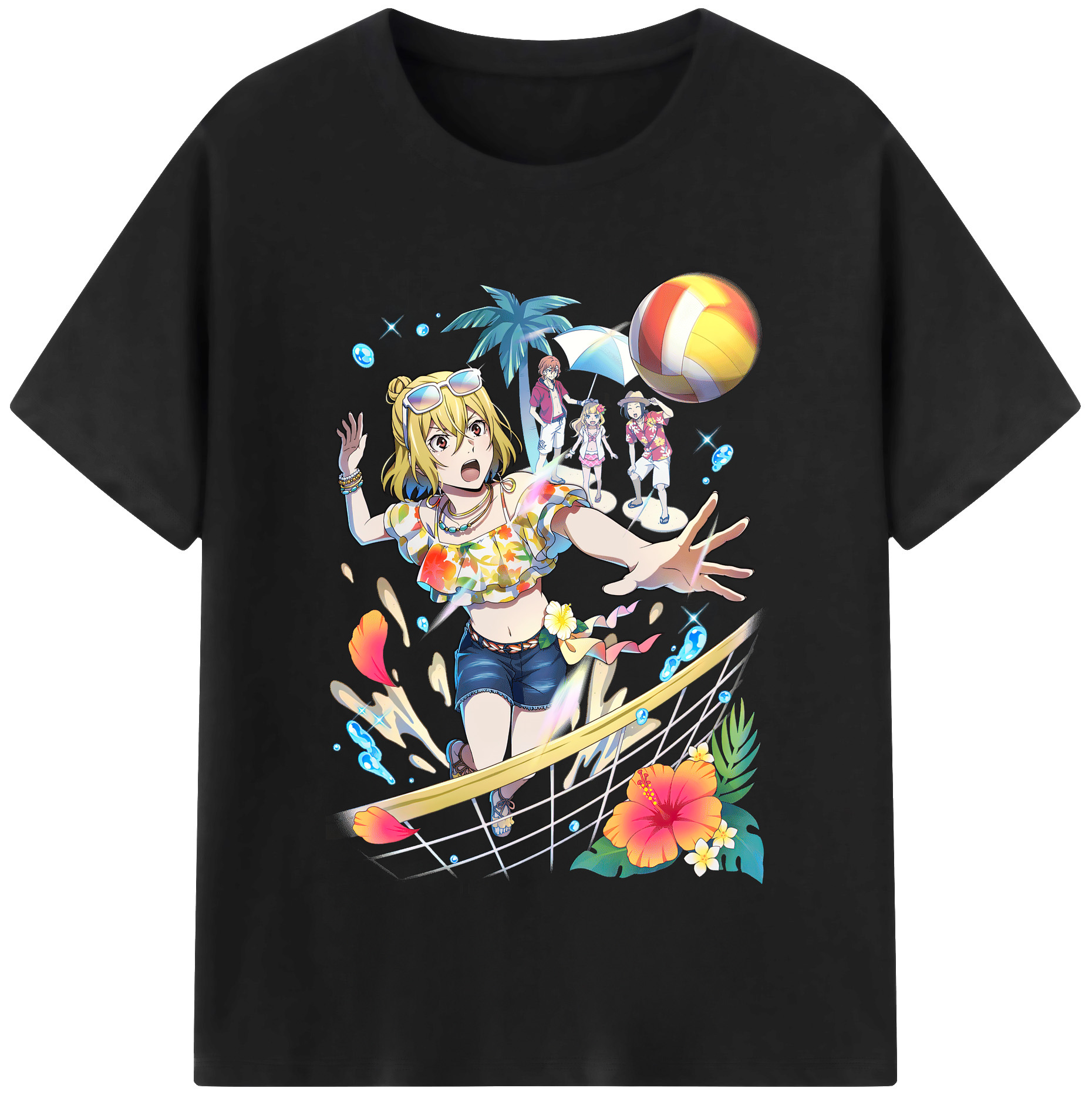 （画像用） 文豪ストレイドッグス Bungo Stray Dogs レディースカジュアルプリントTシャツ（綿100％）