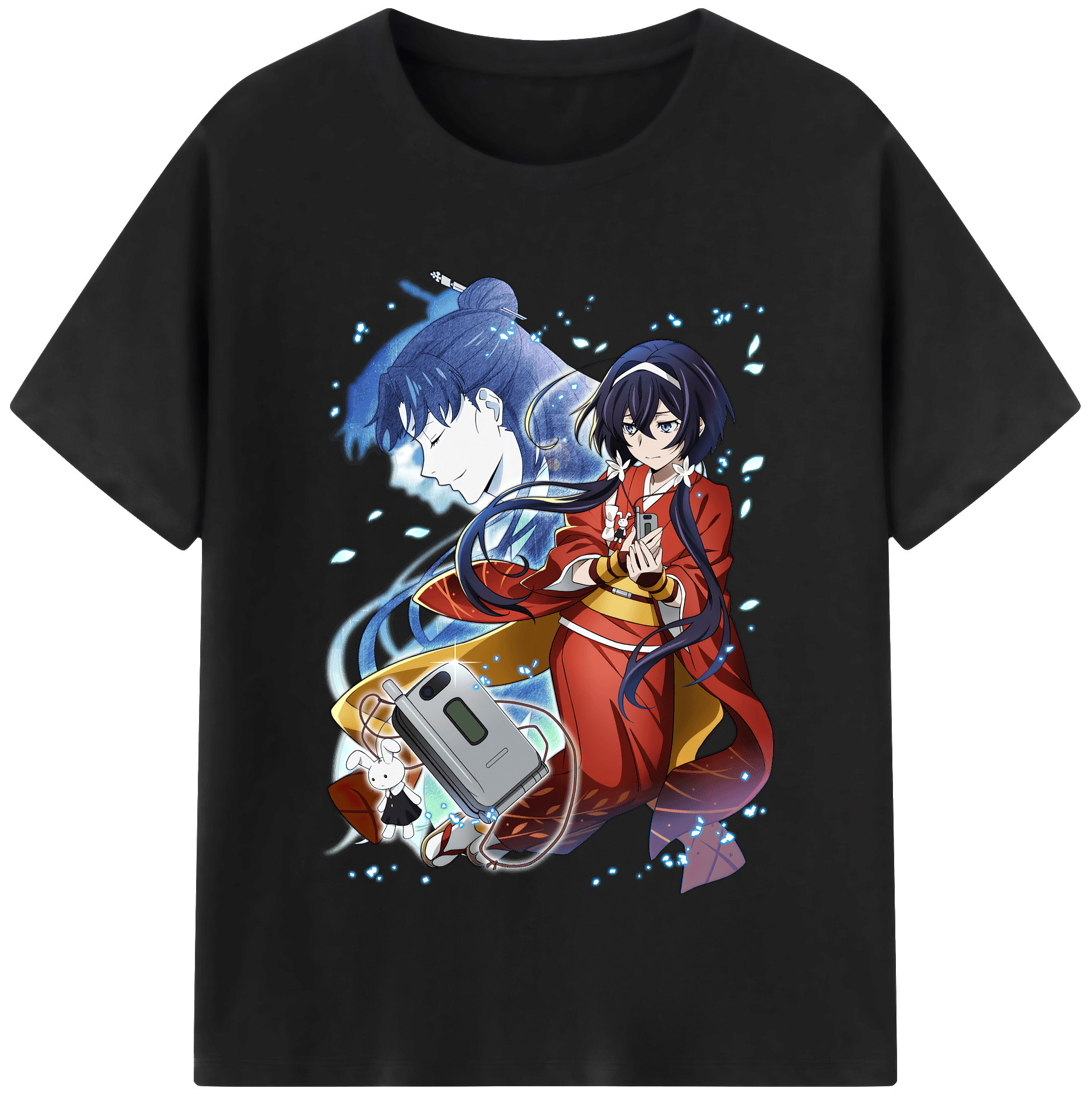 （画像用） 文豪ストレイドッグス Bungo Stray Dogs レディースカジュアルプリントTシャツ（綿100％）