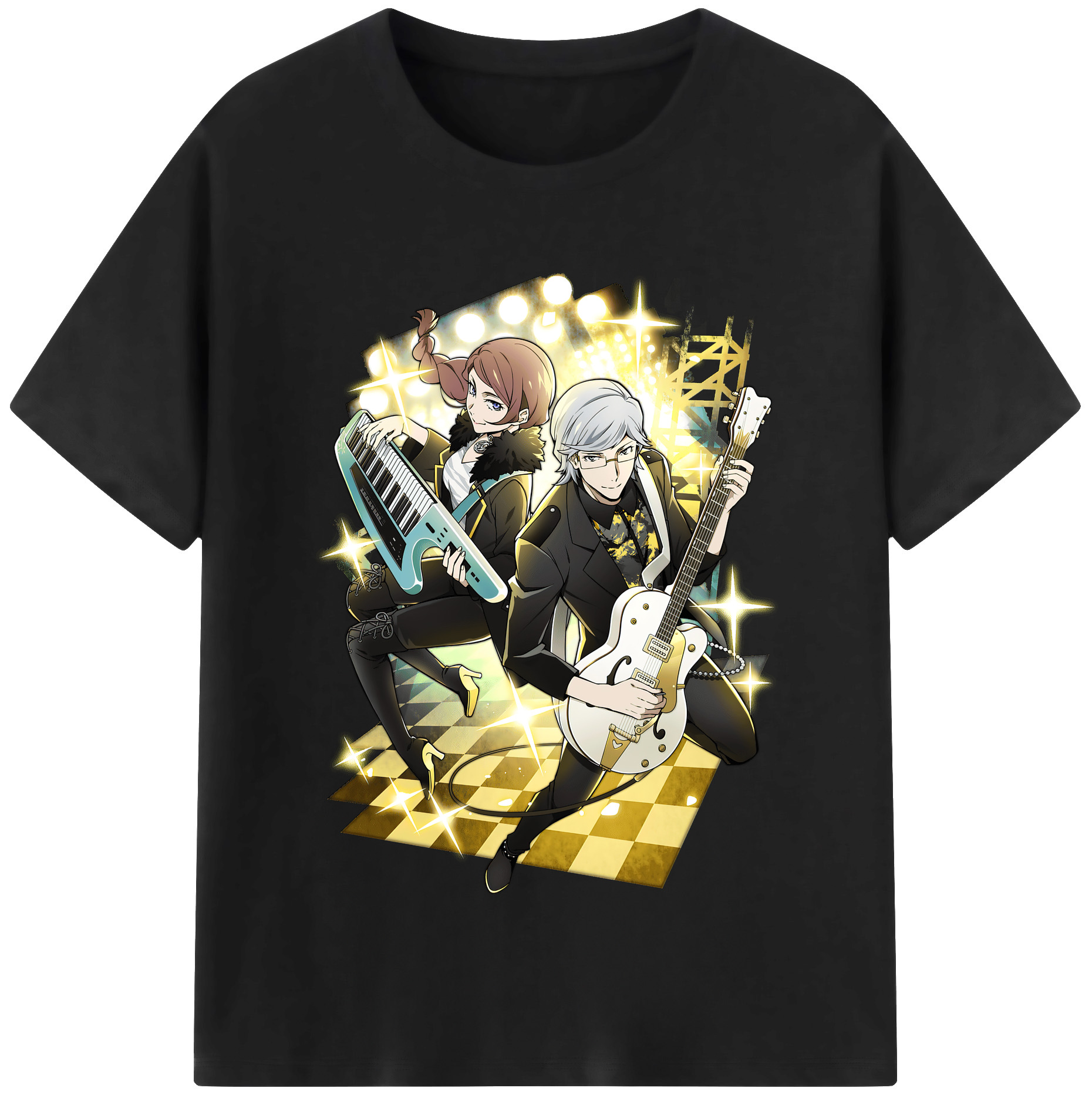 （画像用） 文豪ストレイドッグス Bungo Stray Dogs レディースカジュアルプリントTシャツ（綿100％）