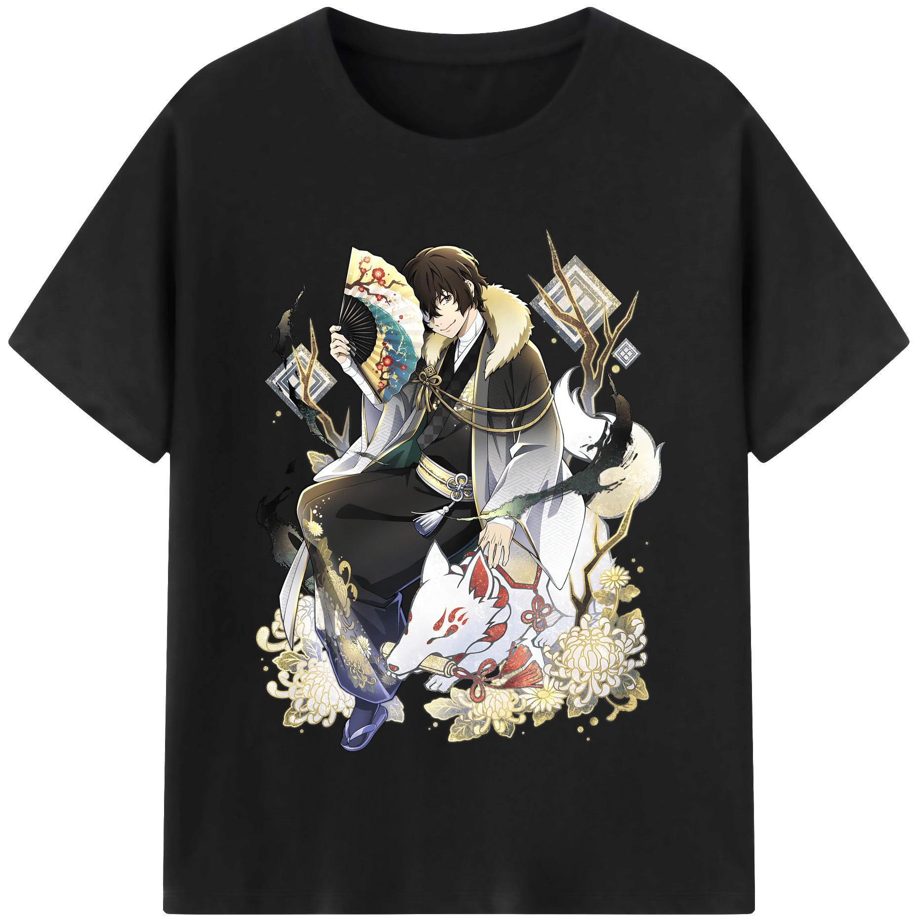 （画像用） 文豪ストレイドッグス Bungo Stray Dogs レディースカジュアルプリントTシャツ（綿100％）