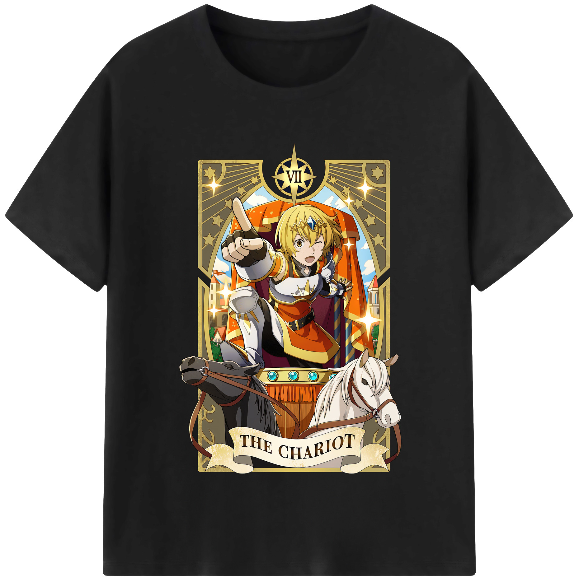 （画像用） 文豪ストレイドッグス Bungo Stray Dogs レディースカジュアルプリントTシャツ（綿100％）
