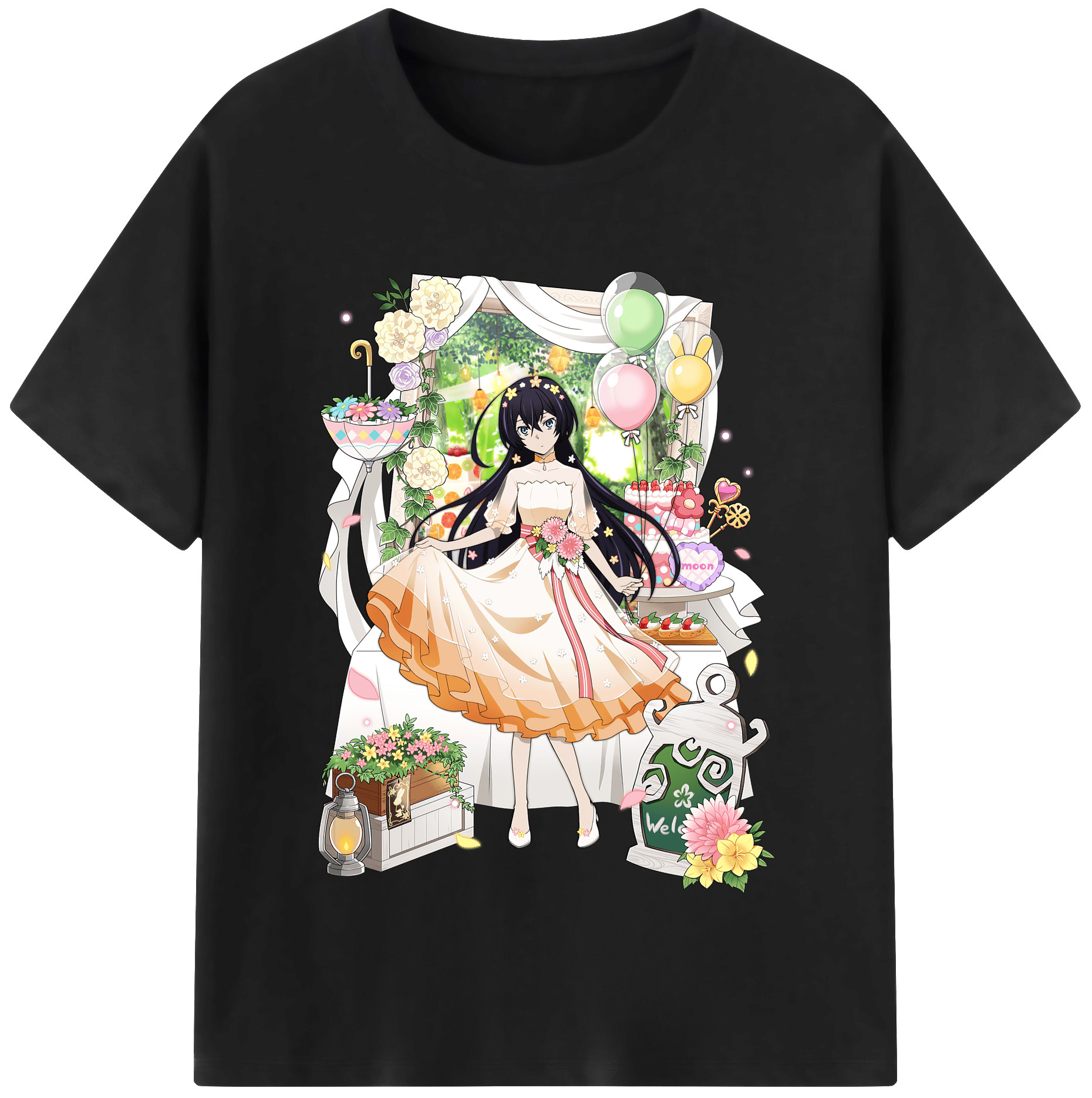 （画像用） 文豪ストレイドッグス Bungo Stray Dogs レディースカジュアルプリントTシャツ（綿100％）