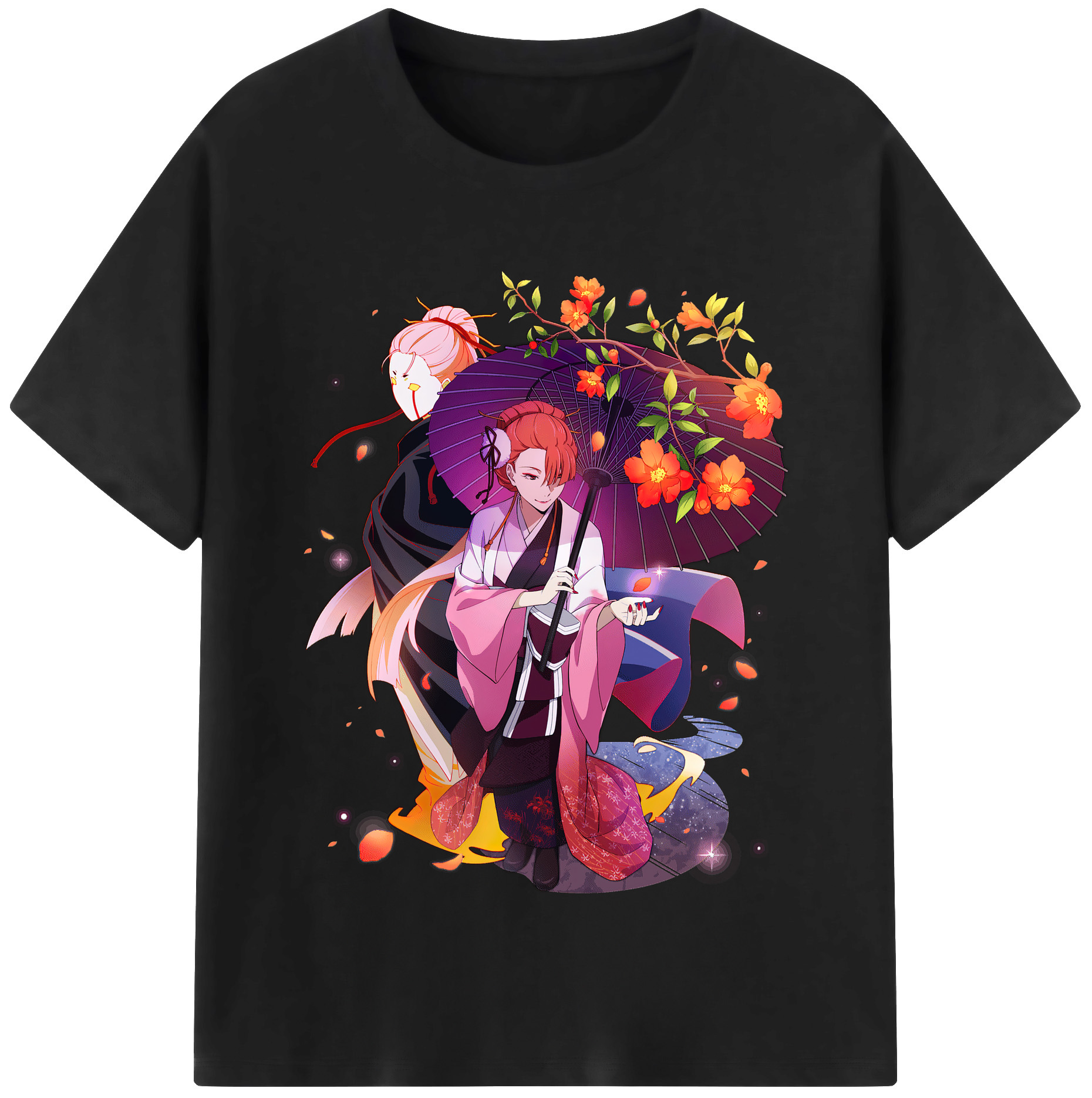 （画像用） 文豪ストレイドッグス Bungo Stray Dogs レディースカジュアルプリントTシャツ（綿100％）