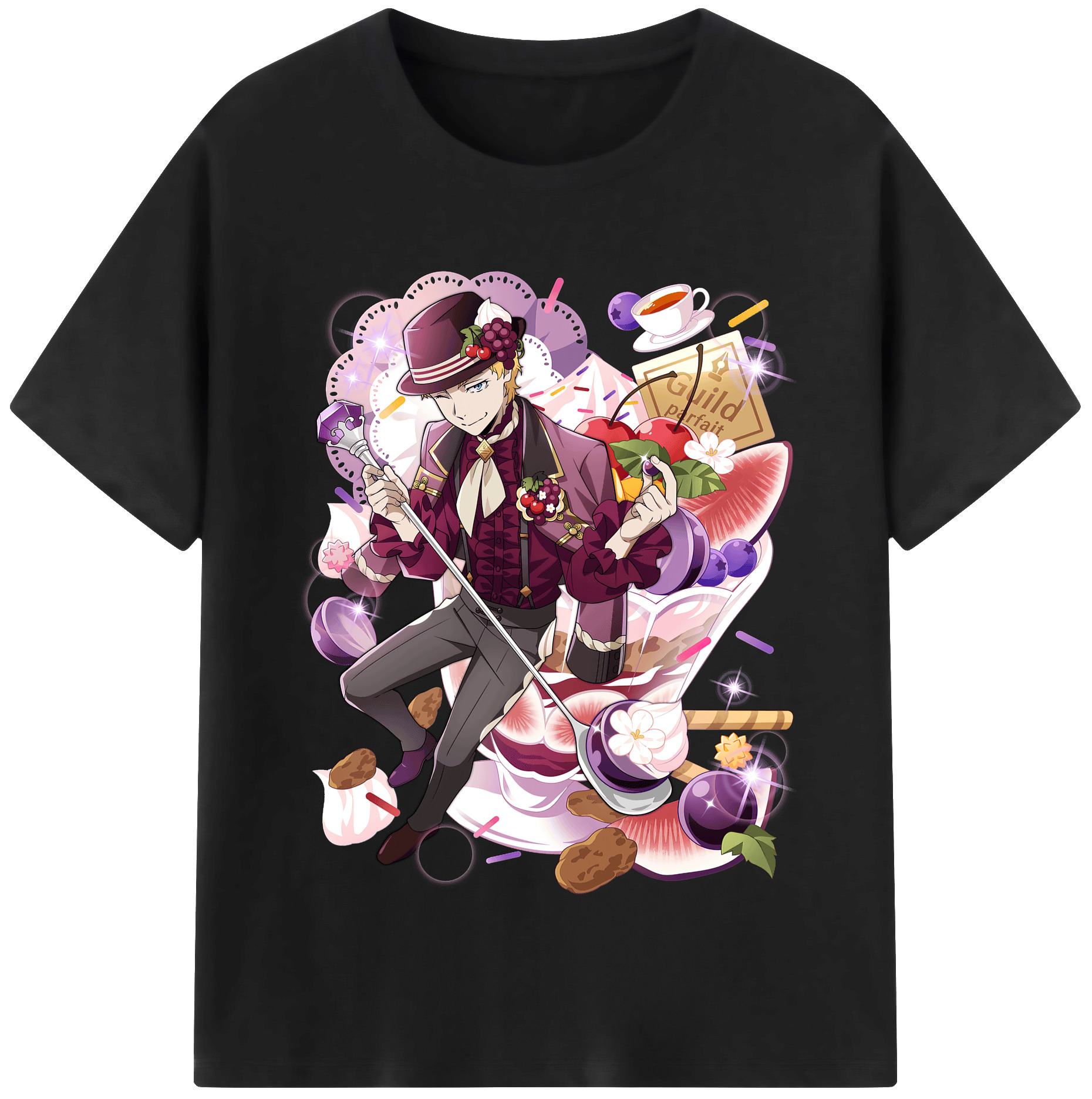 （画像用） 文豪ストレイドッグス Bungo Stray Dogs レディースカジュアルプリントTシャツ（綿100％）