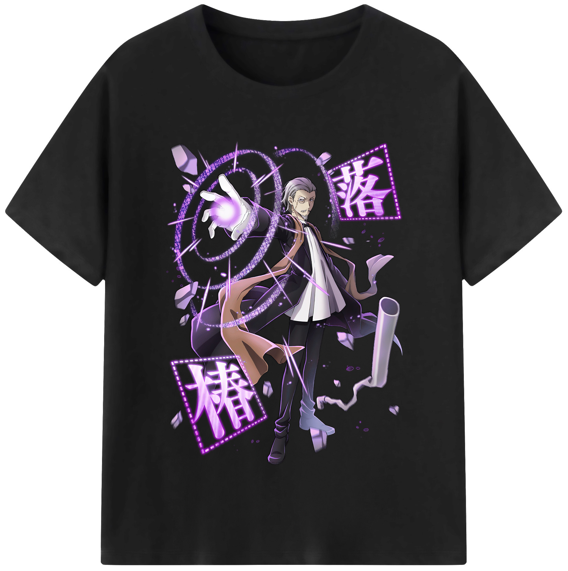 （画像用） 文豪ストレイドッグス Bungo Stray Dogs レディースカジュアルプリントTシャツ（綿100％）