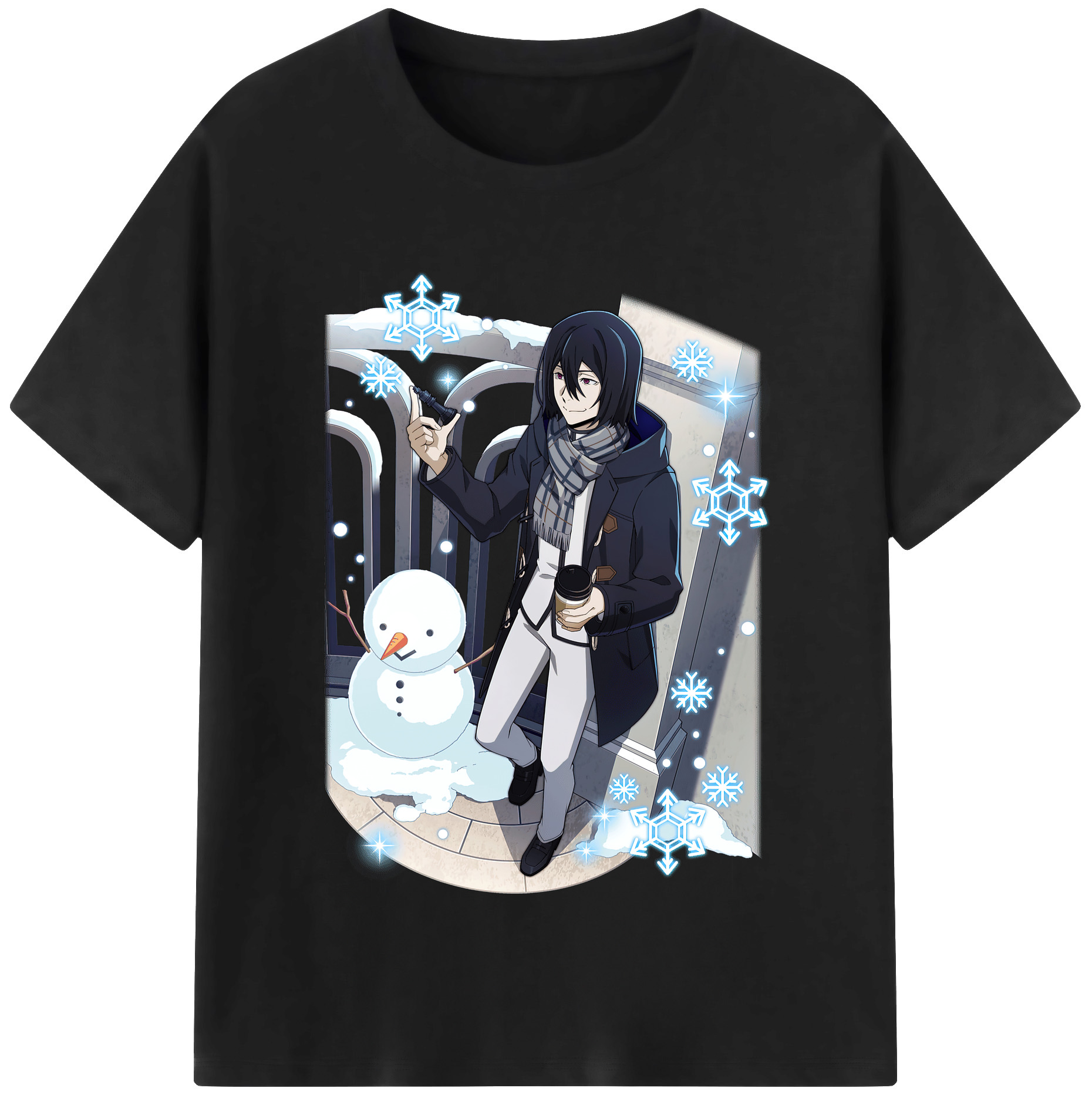 （画像用） 文豪ストレイドッグス Bungo Stray Dogs レディースカジュアルプリントTシャツ（綿100％）