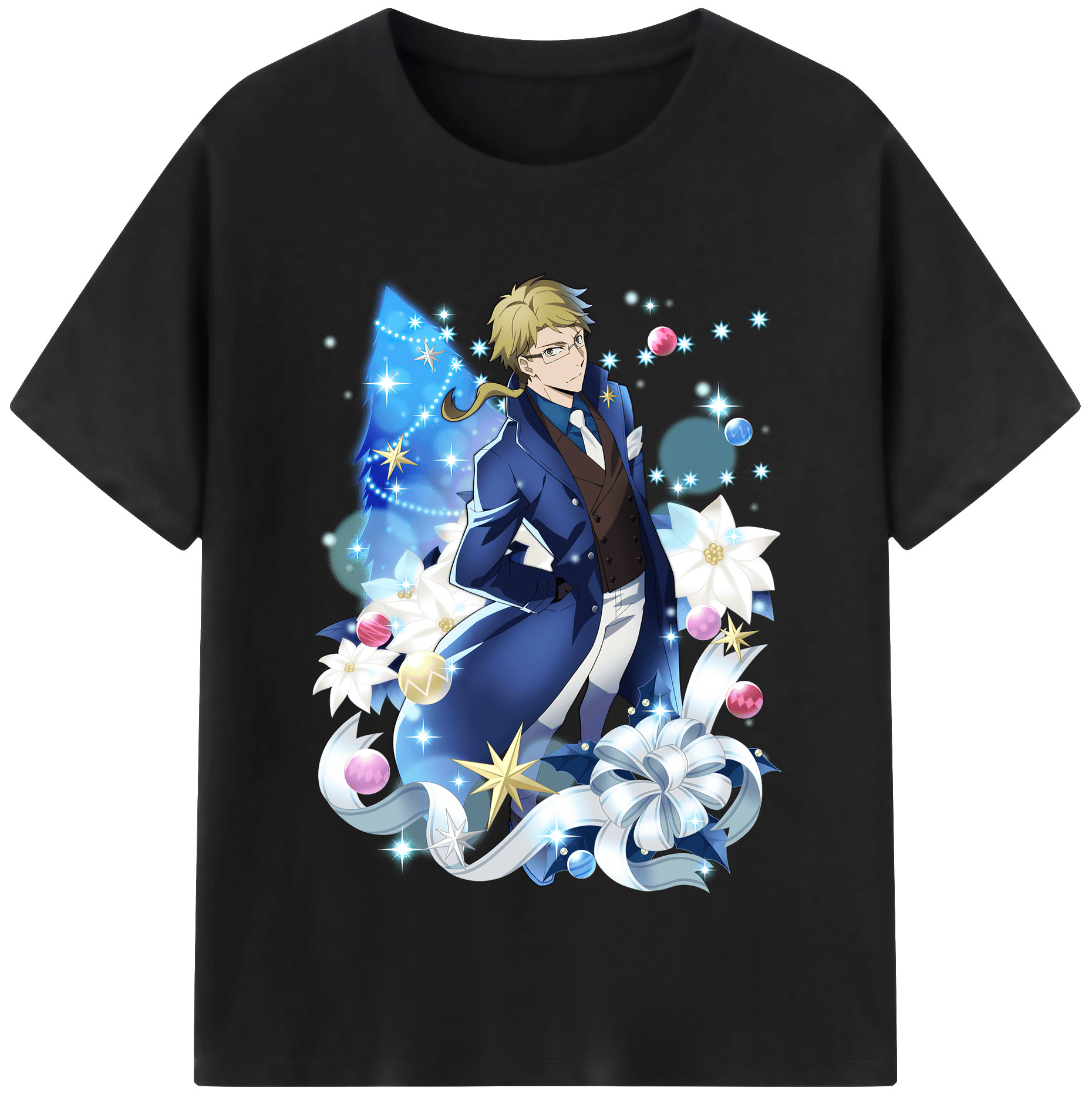 （画像用） 文豪ストレイドッグス Bungo Stray Dogs レディースカジュアルプリントTシャツ（綿100％）