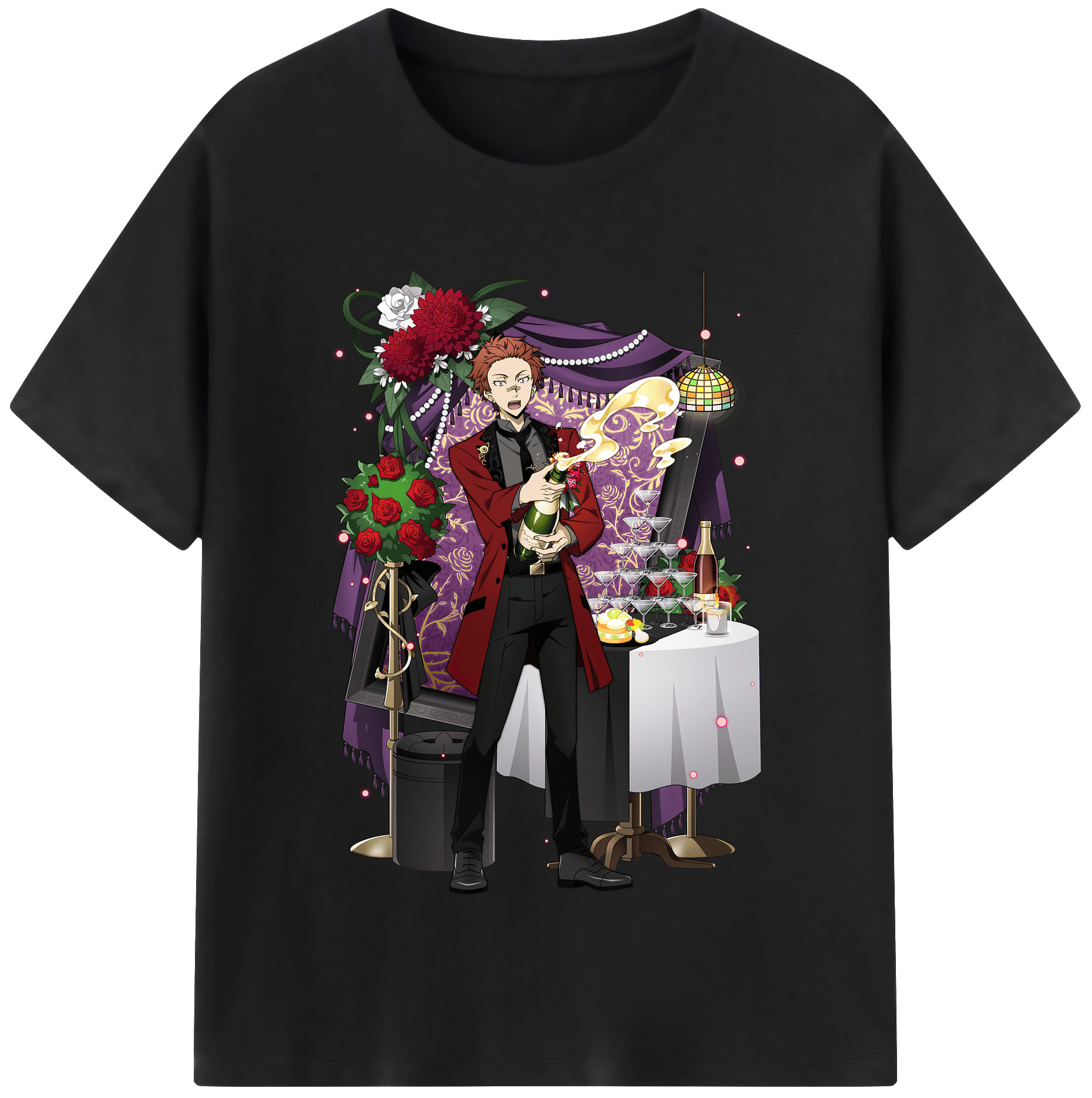 （画像用） 文豪ストレイドッグス Bungo Stray Dogs レディースカジュアルプリントTシャツ（綿100％）