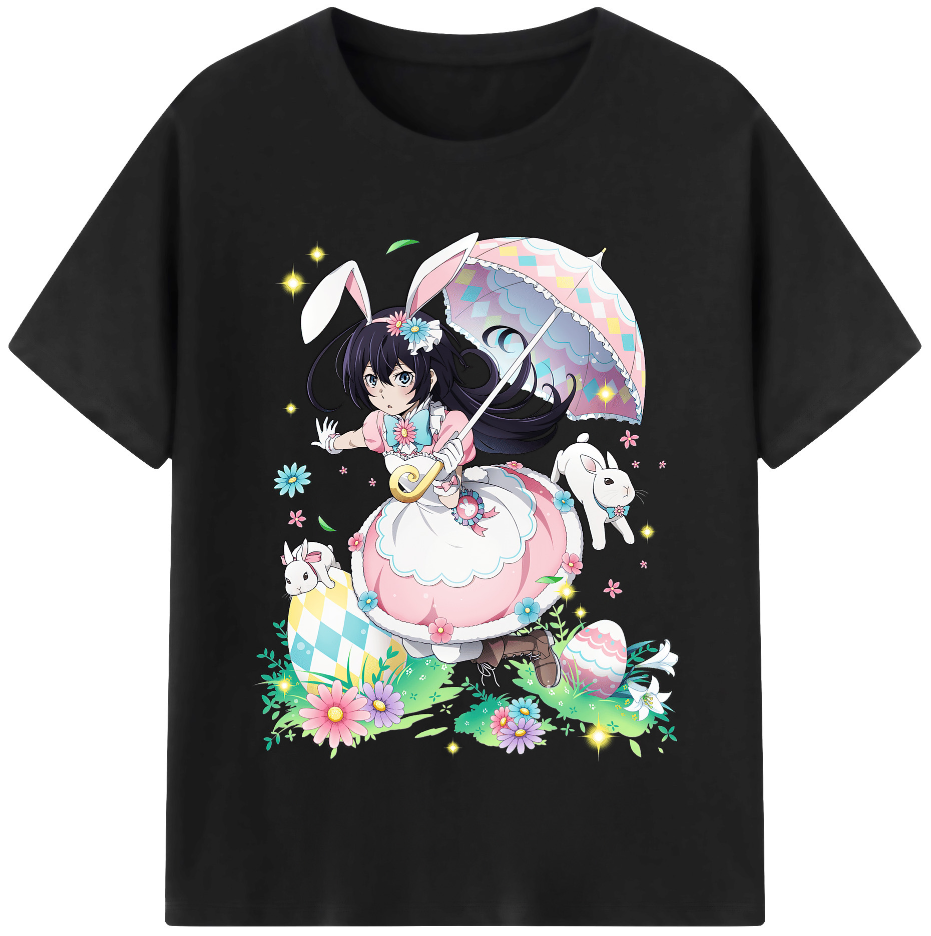 （画像用） 文豪ストレイドッグス Bungo Stray Dogs レディースカジュアルプリントTシャツ（綿100％）