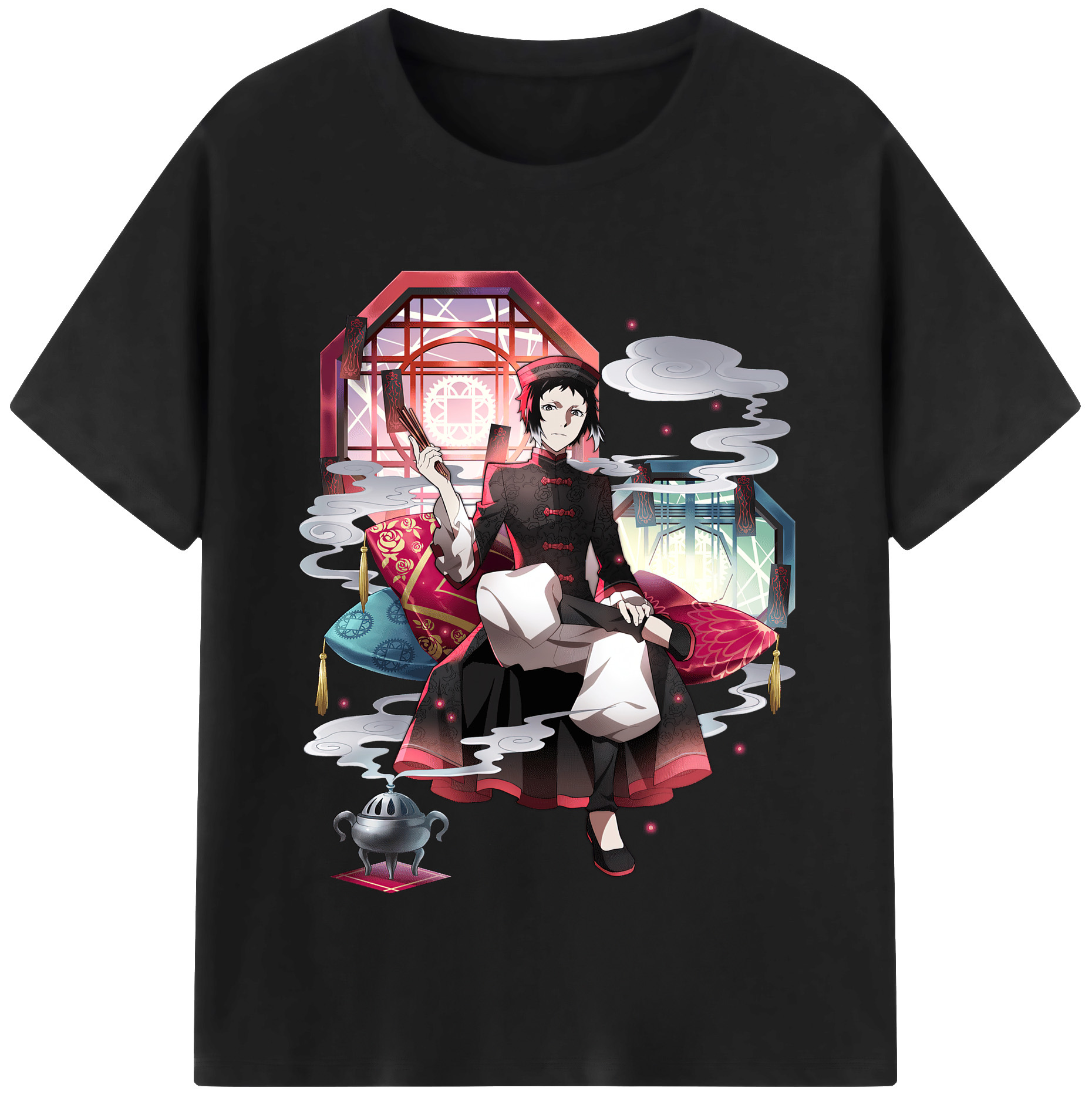 （画像用） 文豪ストレイドッグス Bungo Stray Dogs レディースカジュアルプリントTシャツ（綿100％）