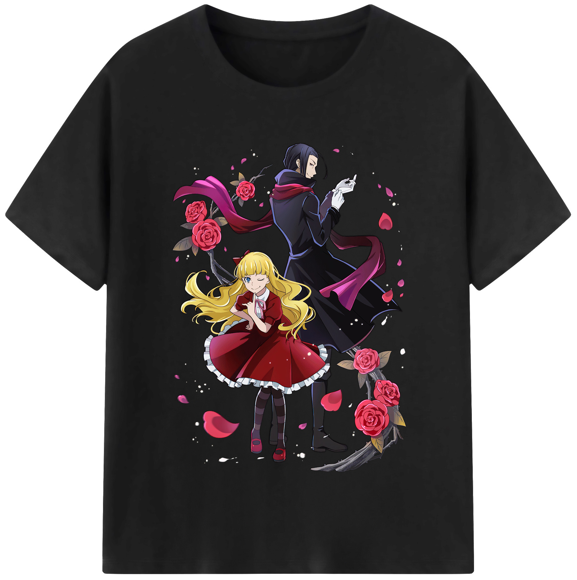 （画像用） 文豪ストレイドッグス Bungo Stray Dogs レディースカジュアルプリントTシャツ（綿100％）